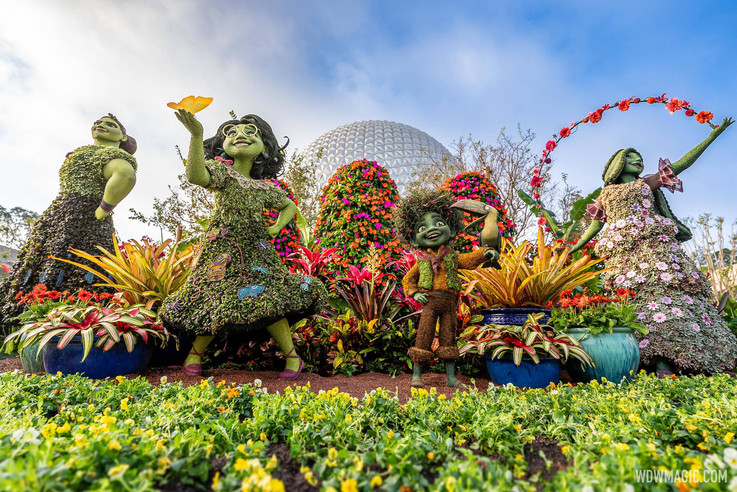 Encanto, Including Mirabel, Antonio, Isabela and Luisa at the <strong>EPCOT International Flower and Garden Festival</strong>