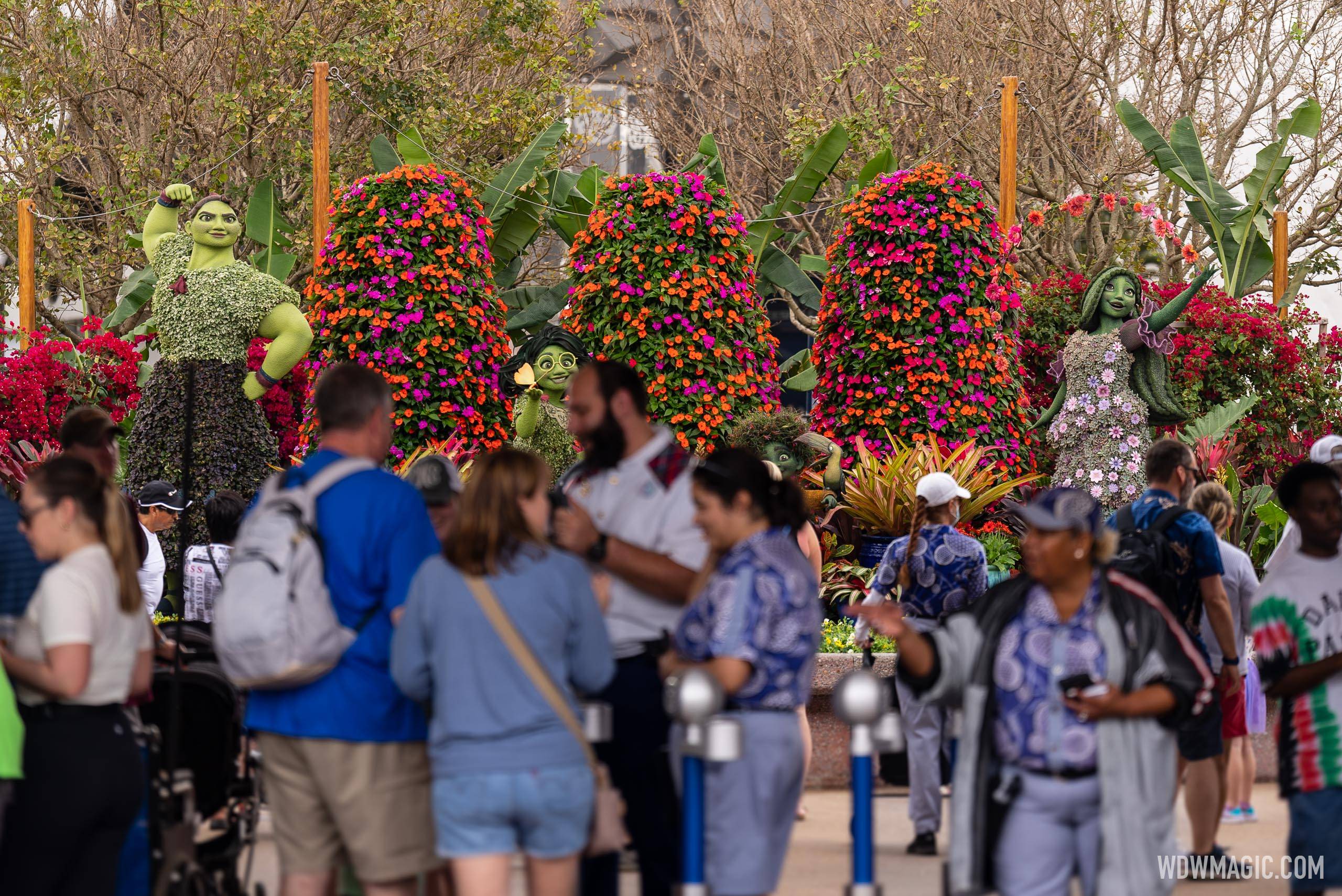 2023 EPCOT International Flower and Garden Festival topiaries and gardens