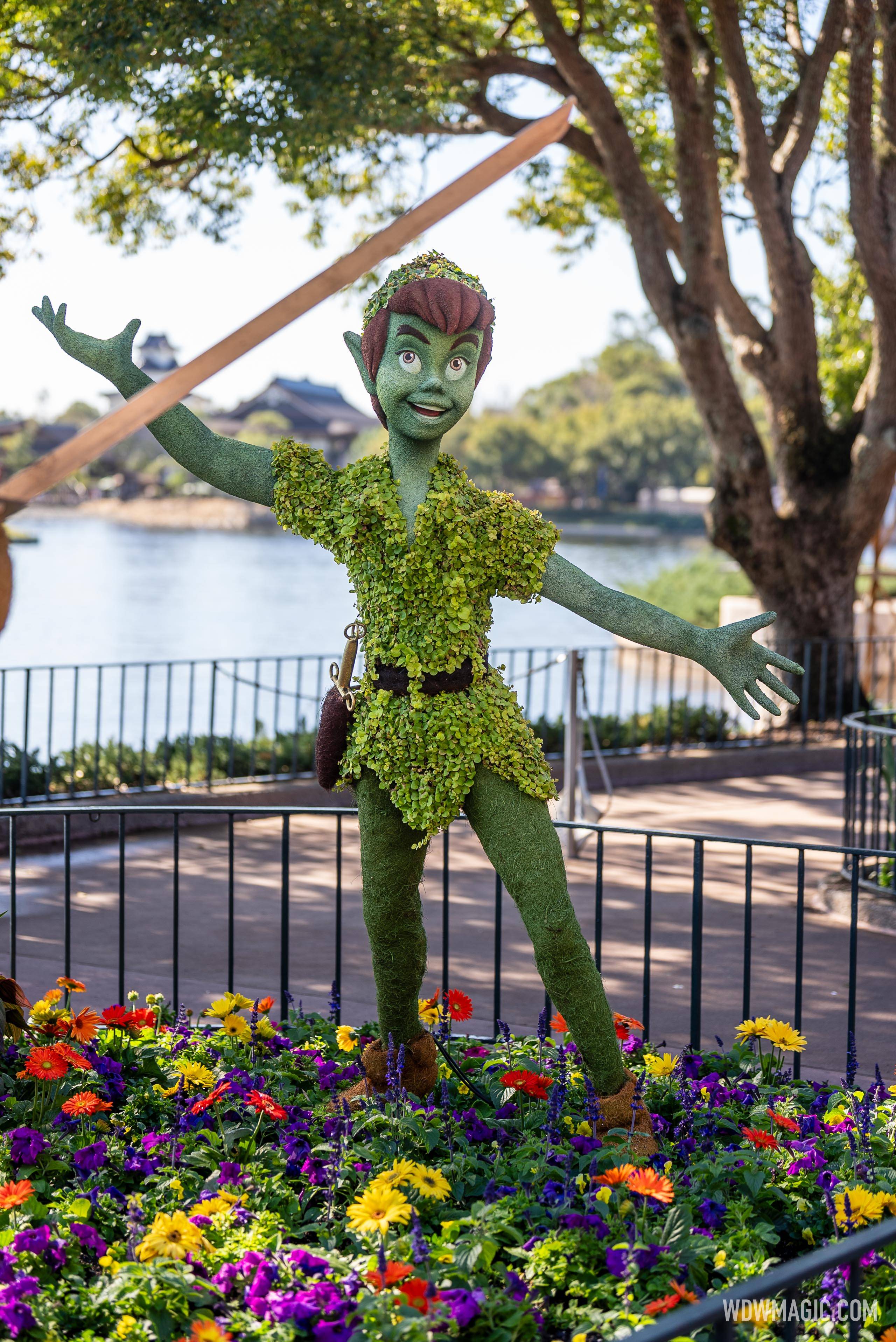 Peter Pan, Captain Hook and Tick Tock Croc, World Showcase – Between United Kingdom and Canada Pavilions