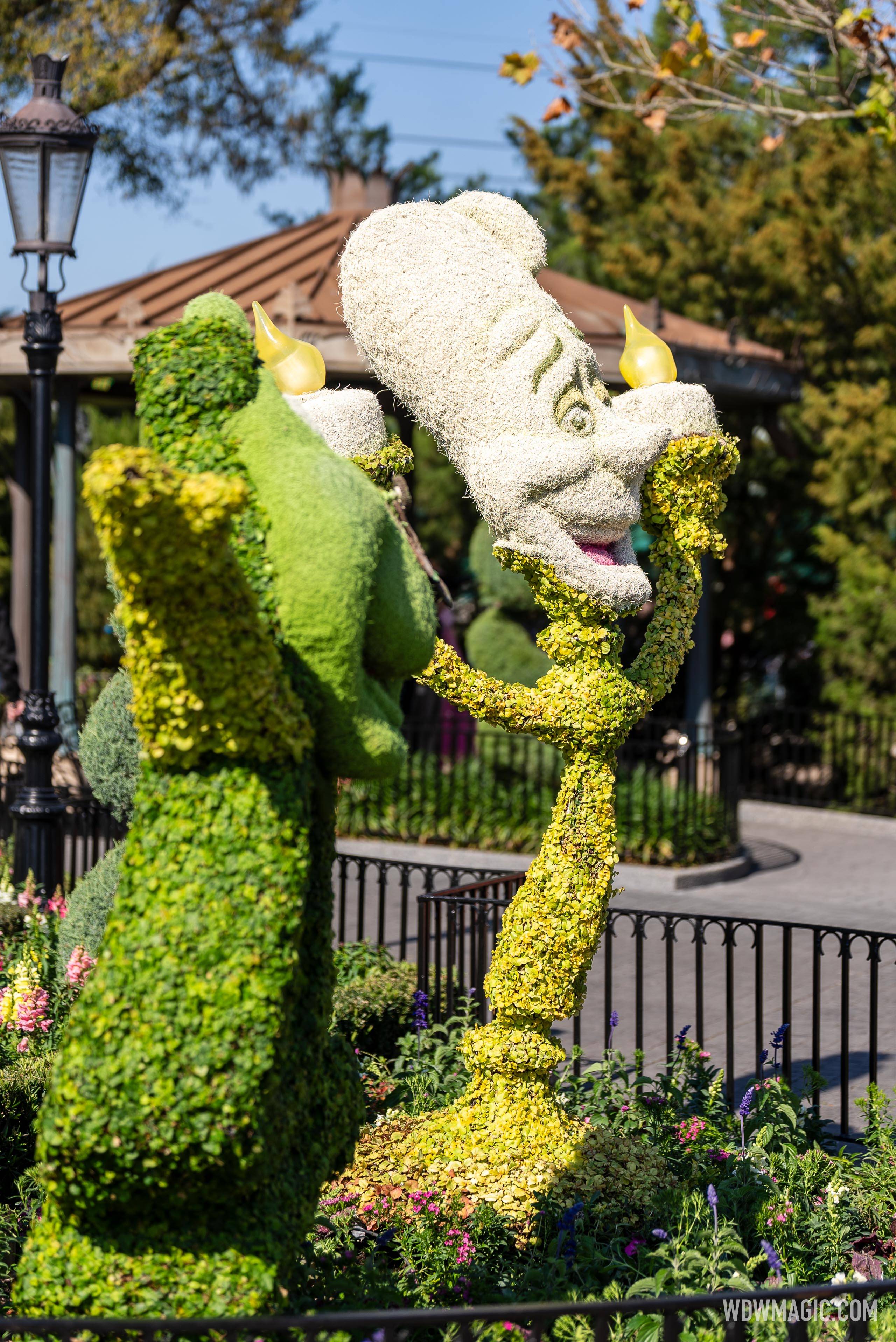 Lumiere and Cogsworth, World Showcase – France Pavilion