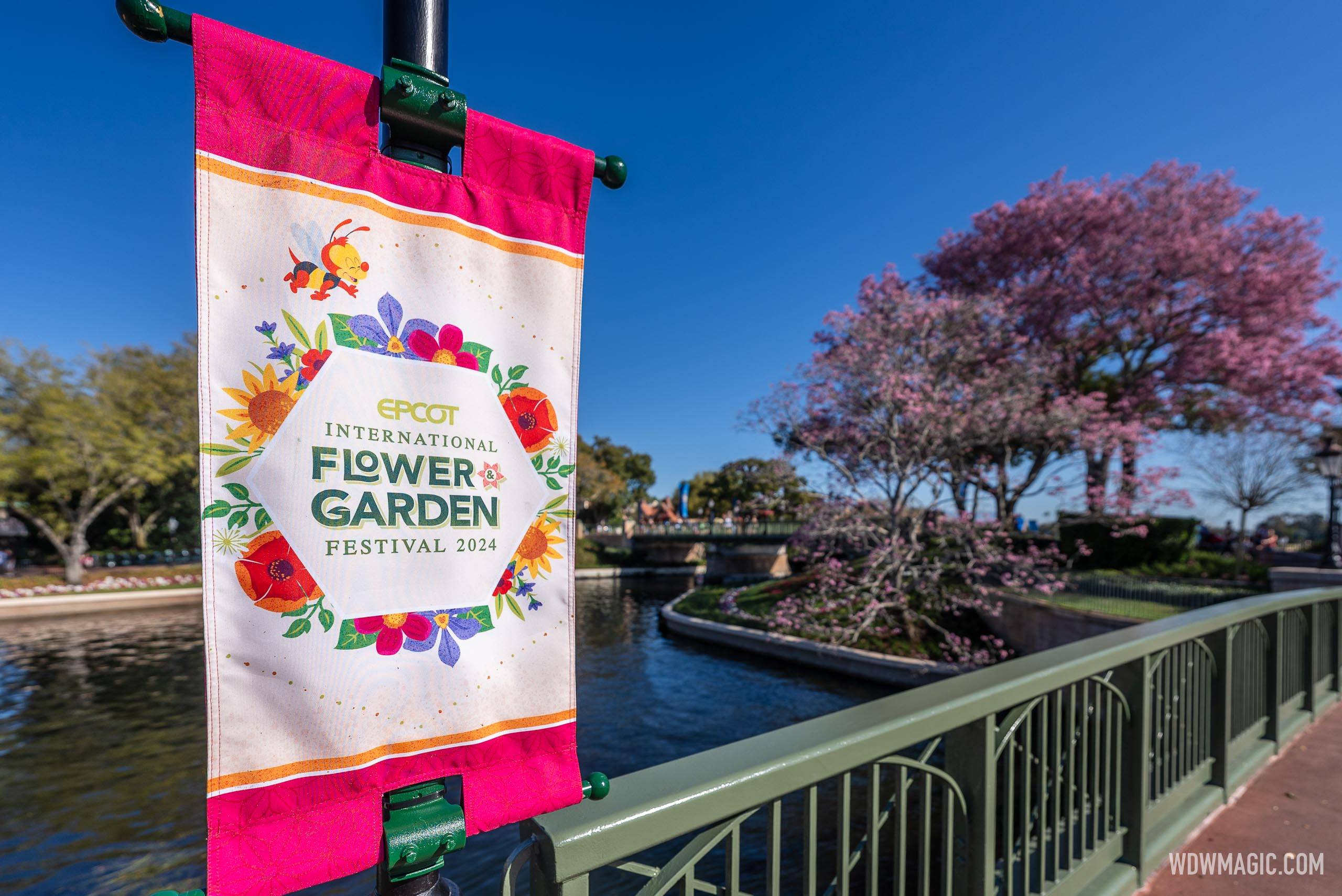 2024 EPCOT International Flower and Garden Festival Banner