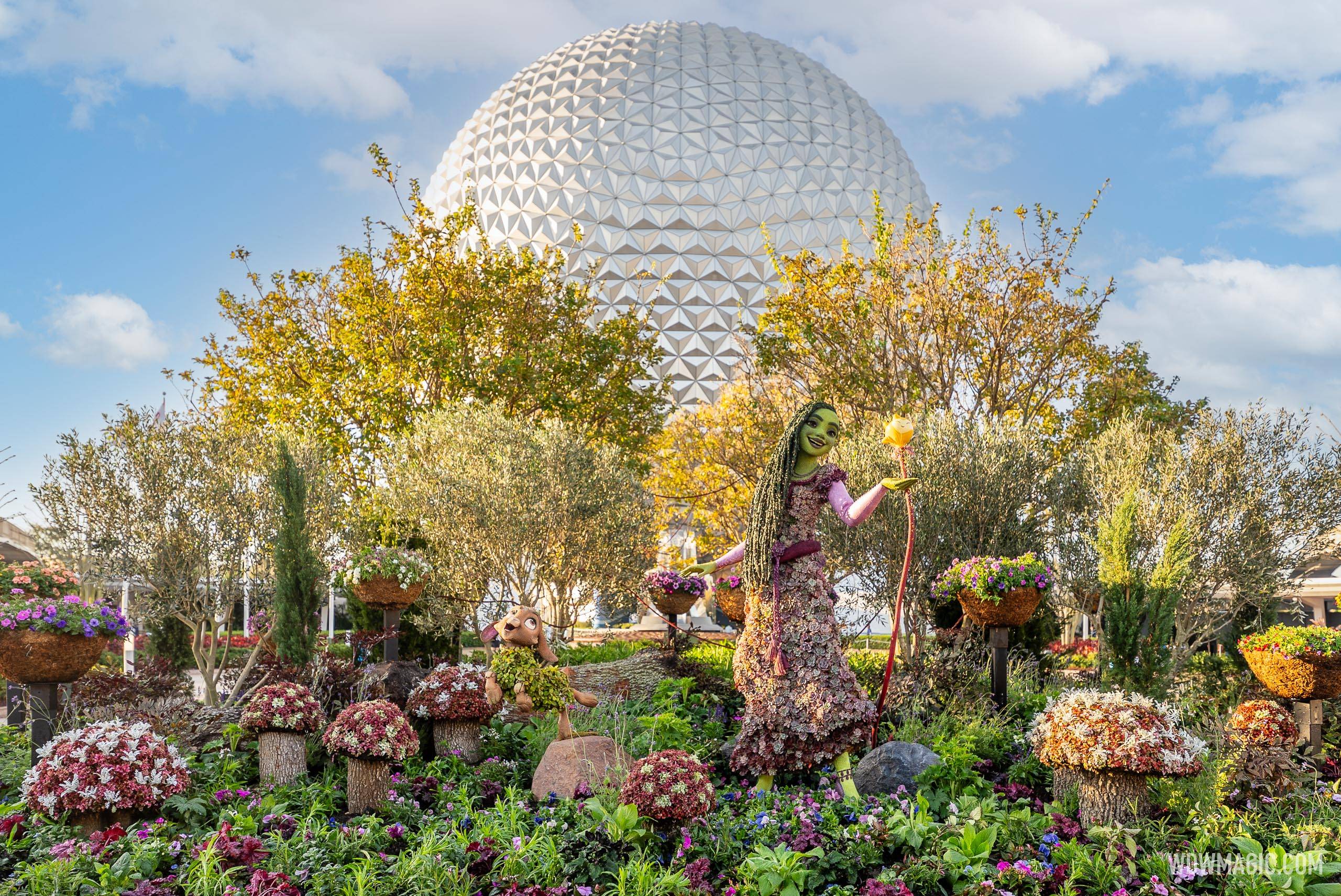 2024 EPCOT International Flower and Garden Festival topiaries and gardens