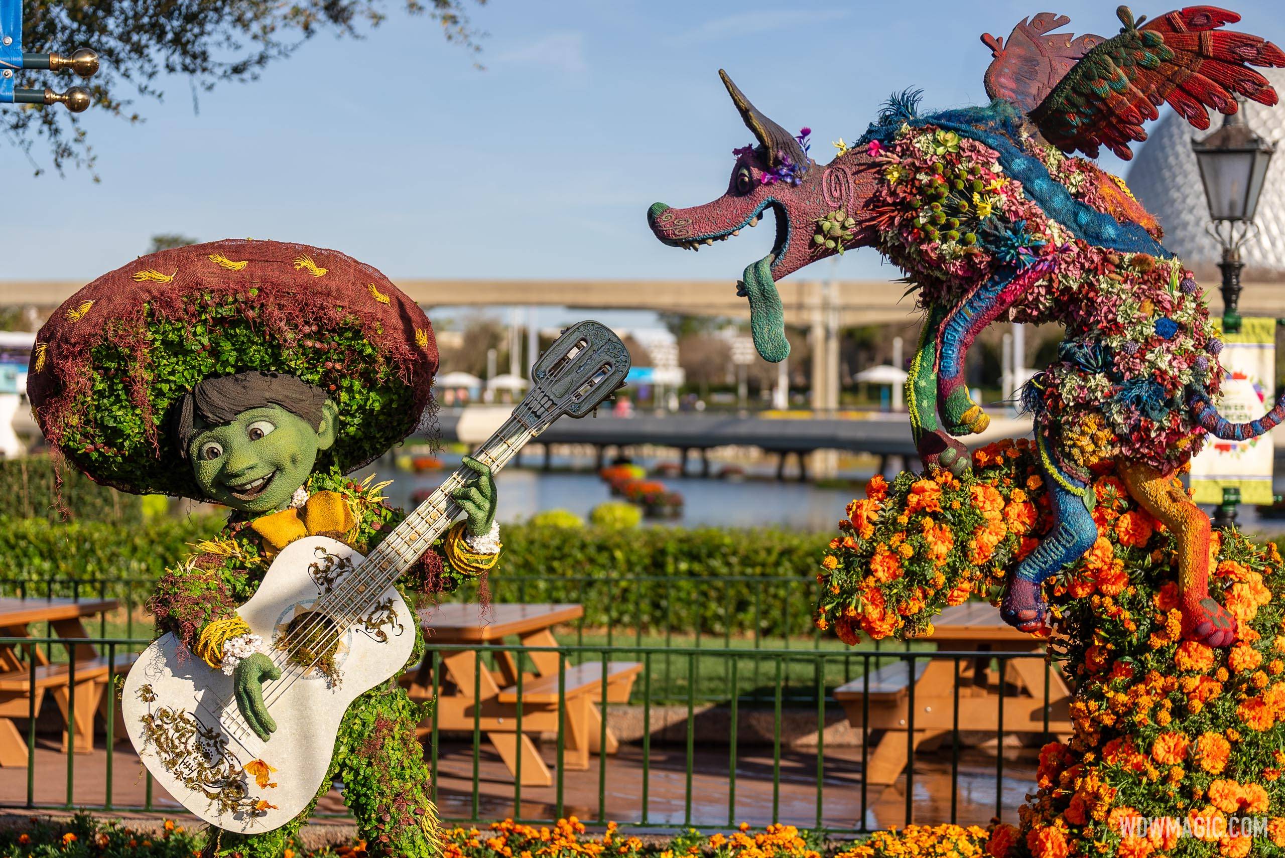 Miguel and Dante from Disney Pixar's 'Coco' join the 2024 EPCOT International Flower and Garden Show 