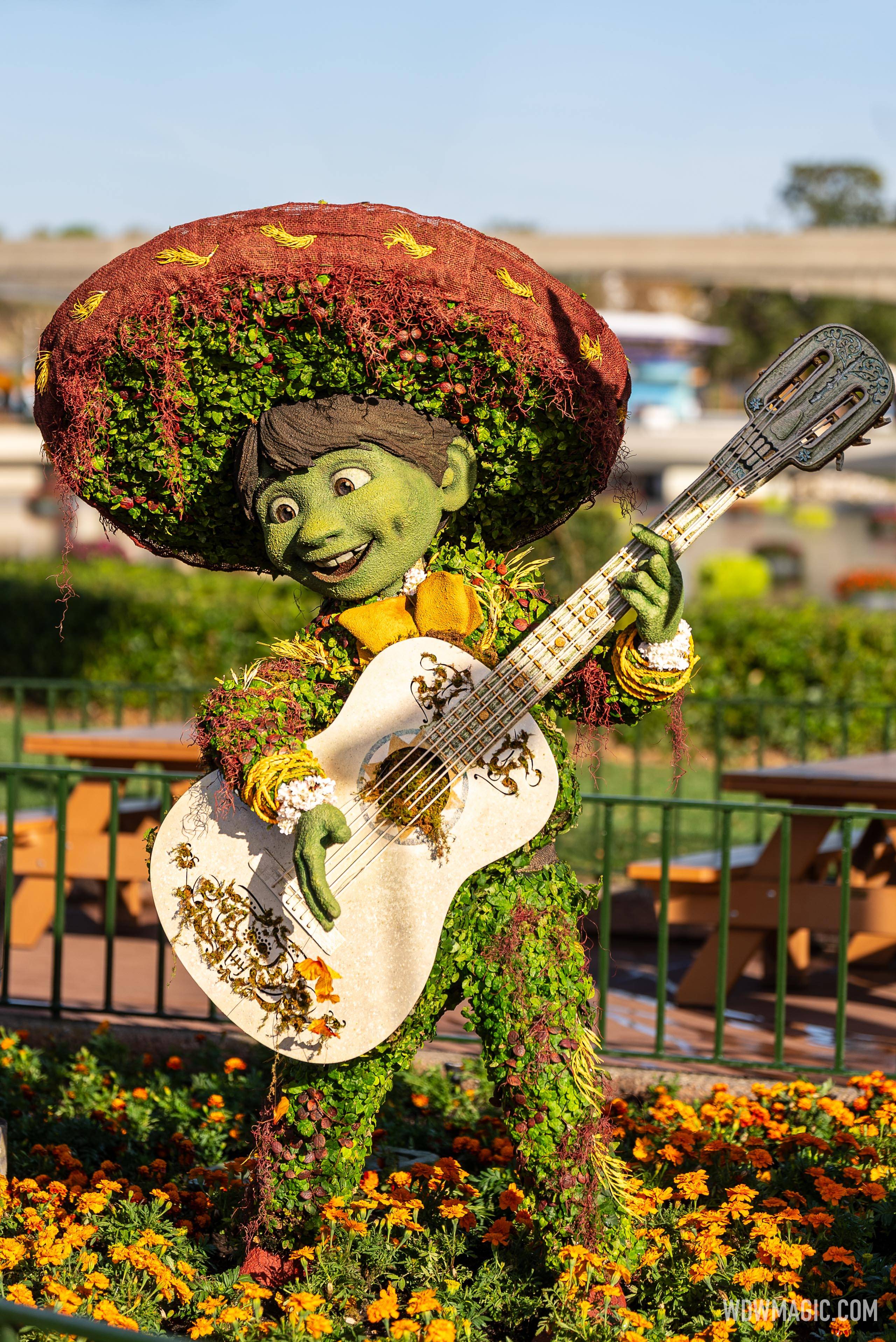 Coco Topiary at 2024 EPCOT International Flower and Garden Festival