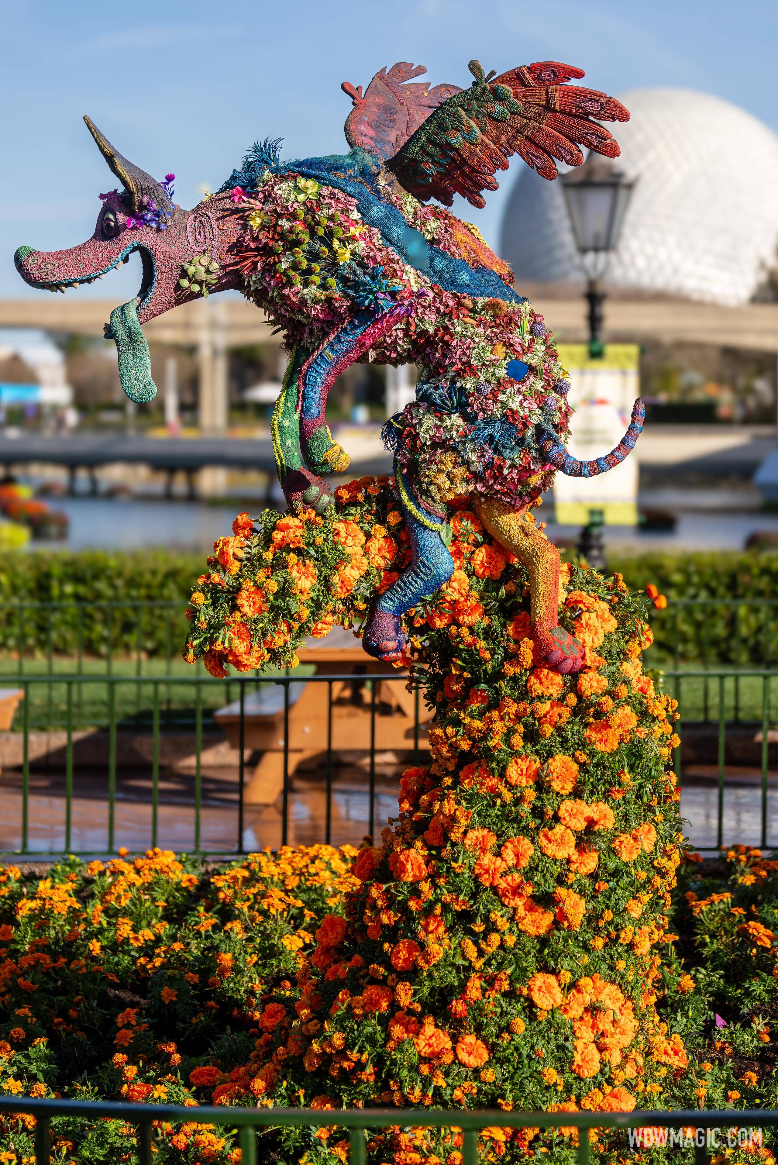 2024 EPCOT International Flower and Garden Festival topiaries and gardens