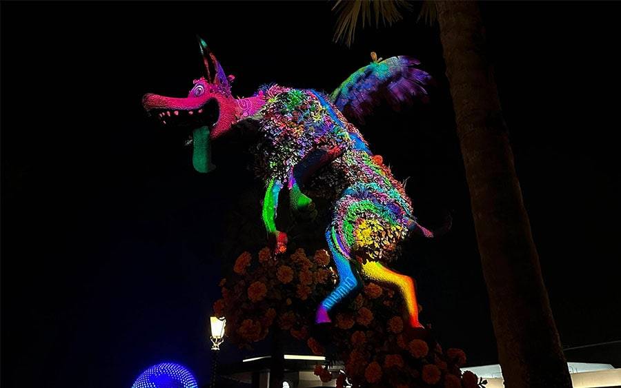 Disney brings projection mapping to topiaries at the 2024 EPCOT International Flower and Garden Festival