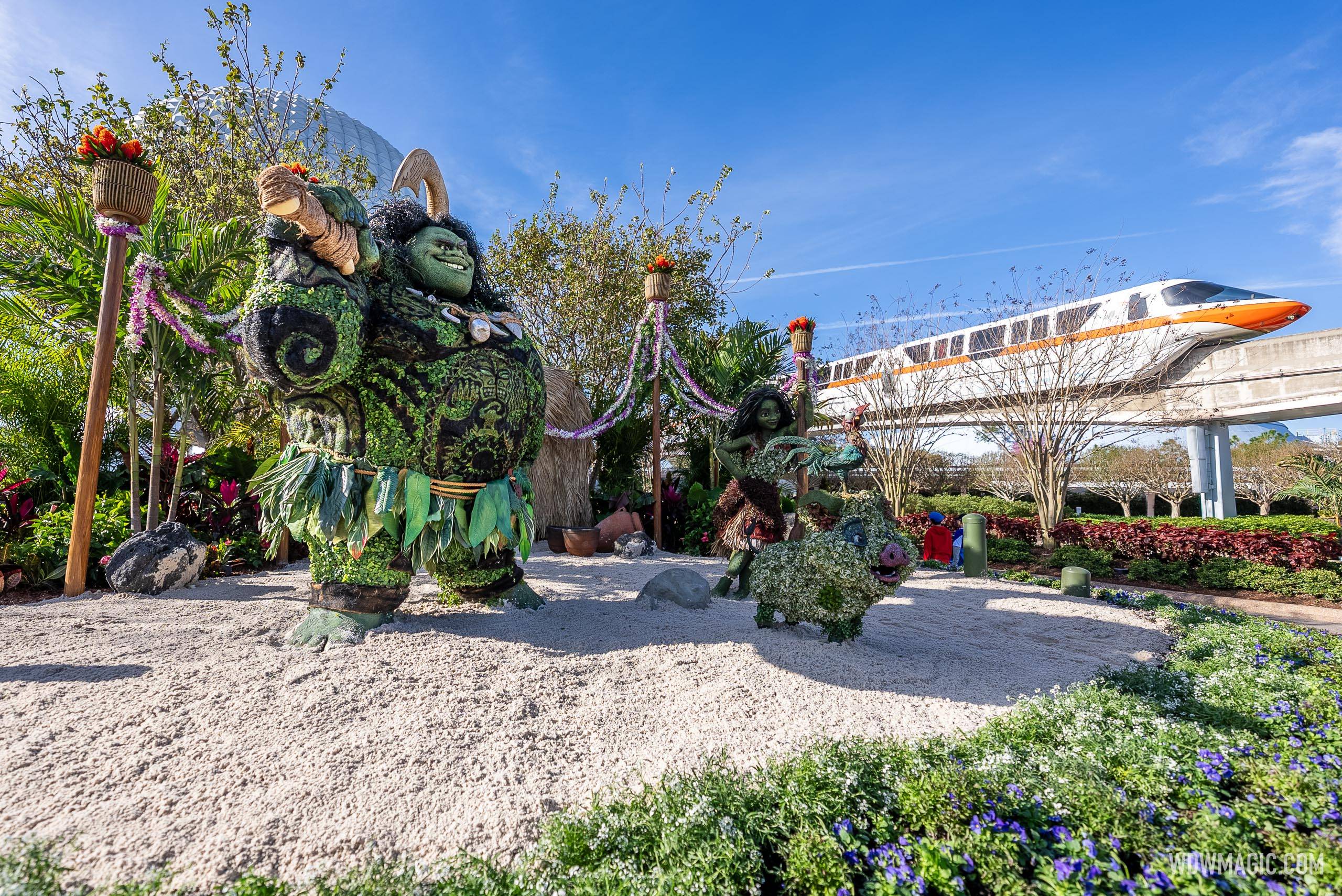 2025 EPCOT International Flower and Garden Festival Main Entrance Display