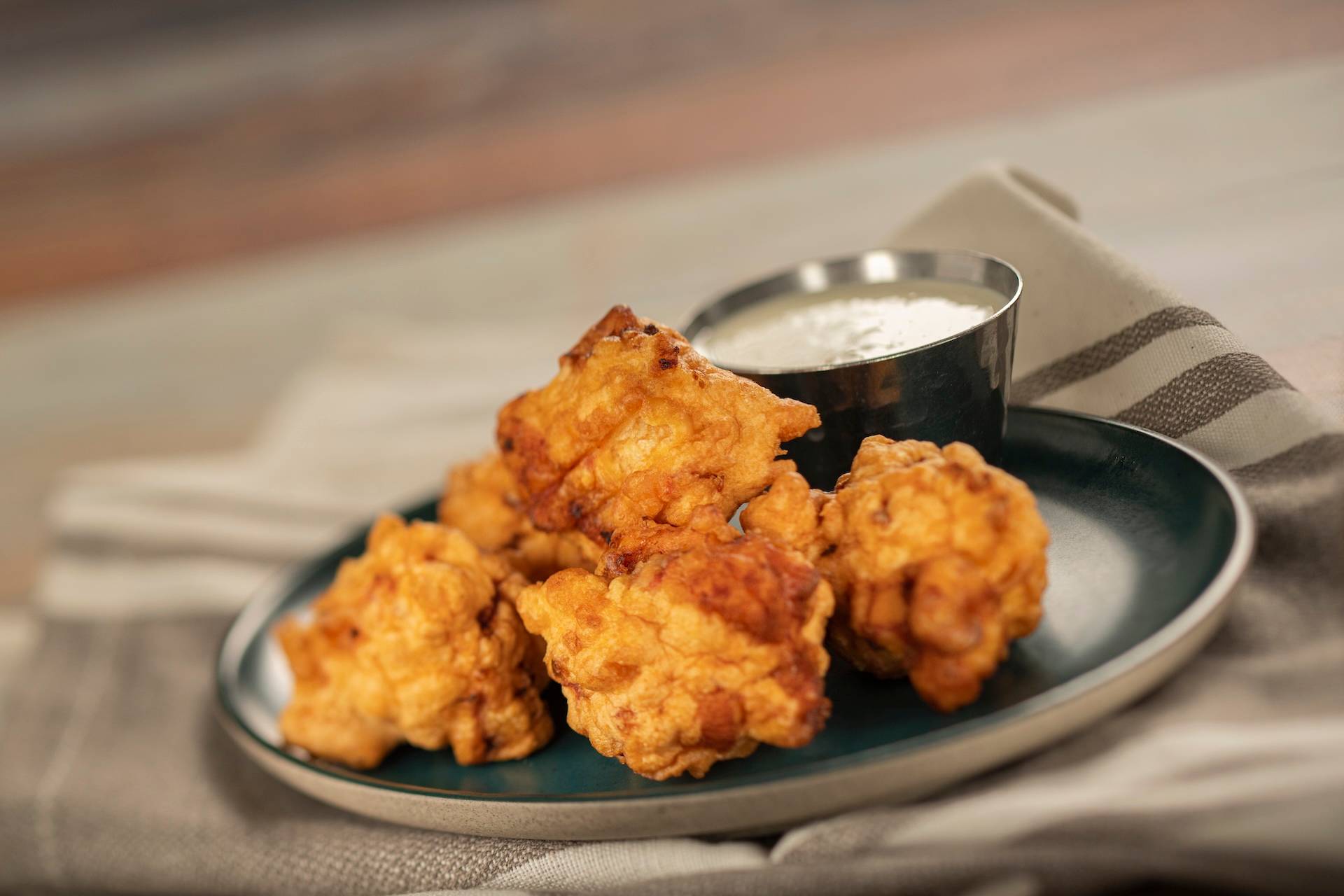 Conch Fritters with Key Lime aioli