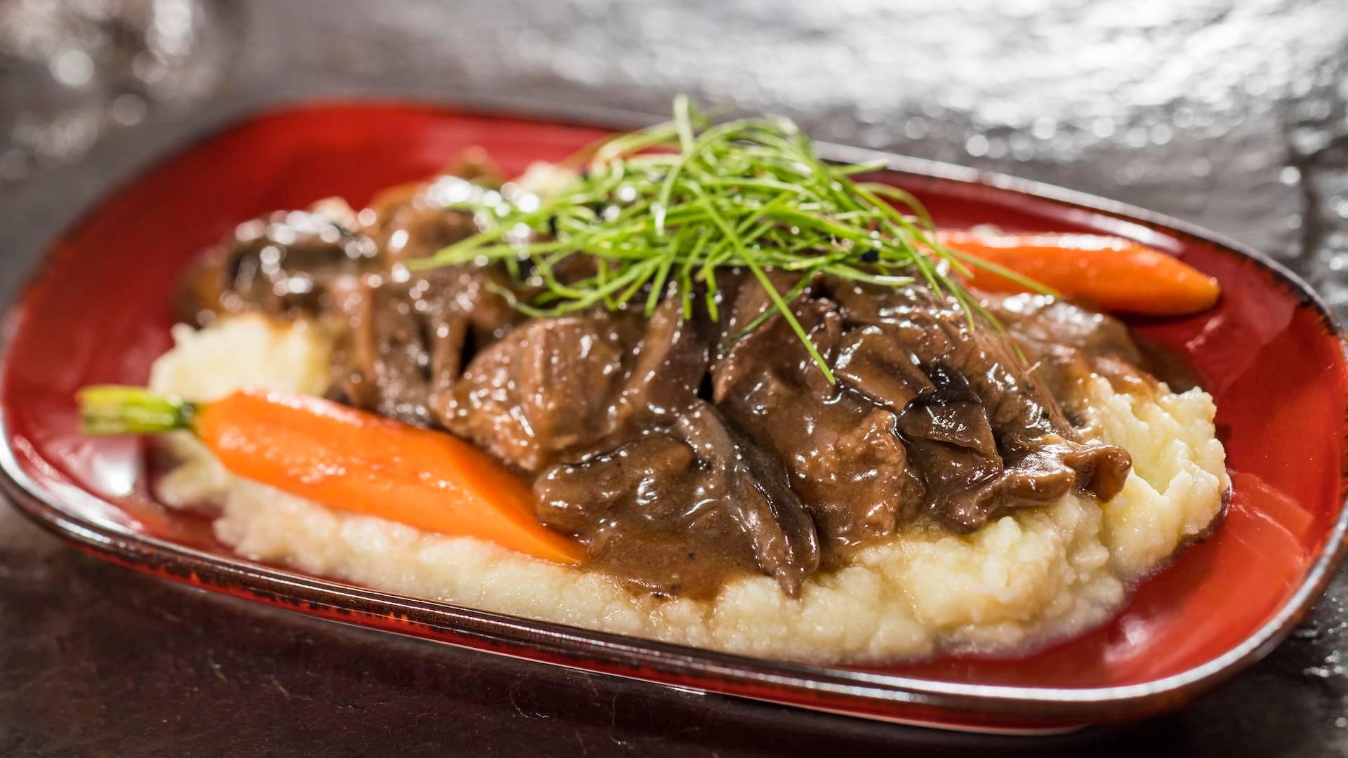 Beef Tenderloin Tips with mushro