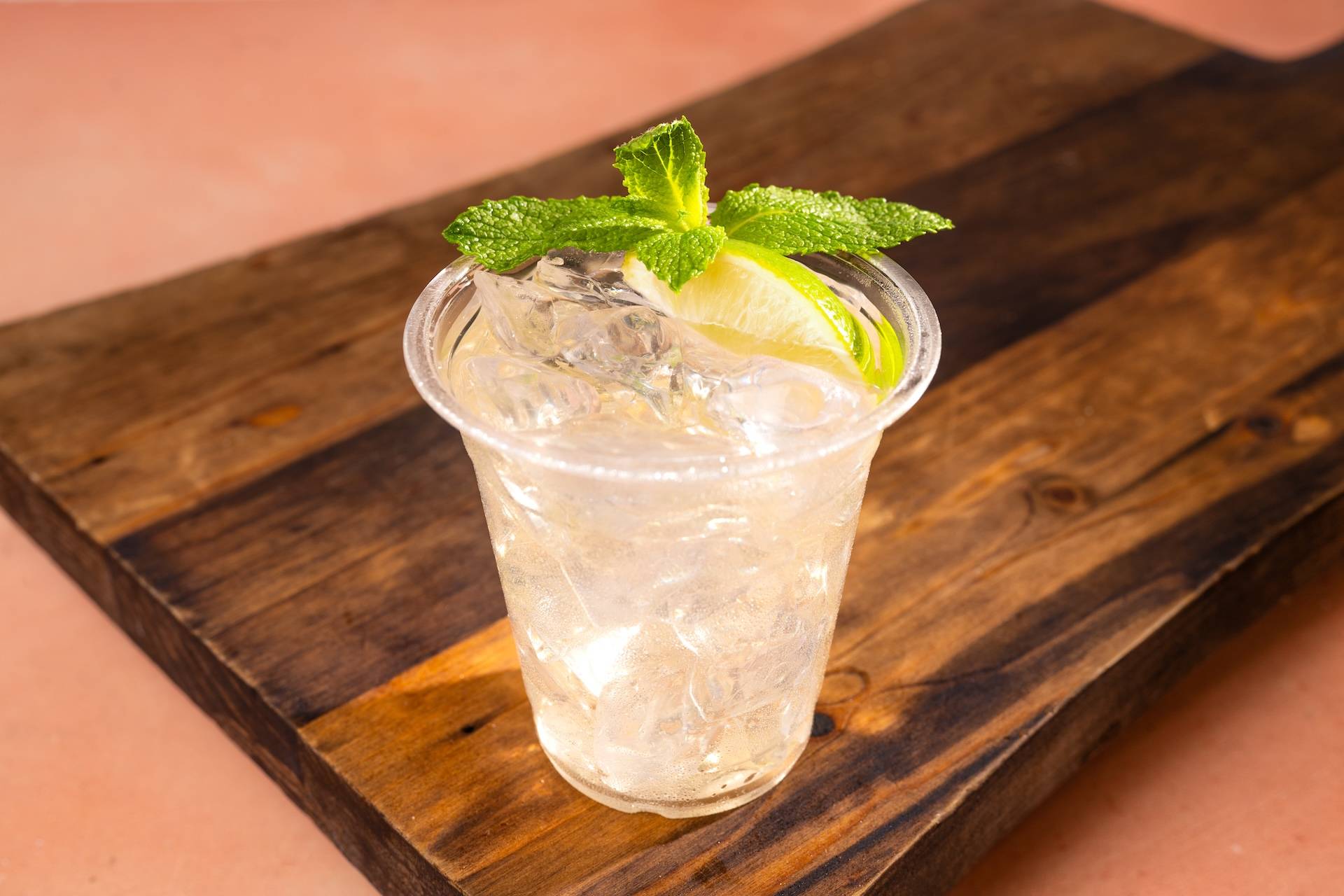 Blossom Spritz: St. Germain Elderflower Liqueur, Sekt Sparkling Wine, and soda water topped with fresh mint and lime (New)