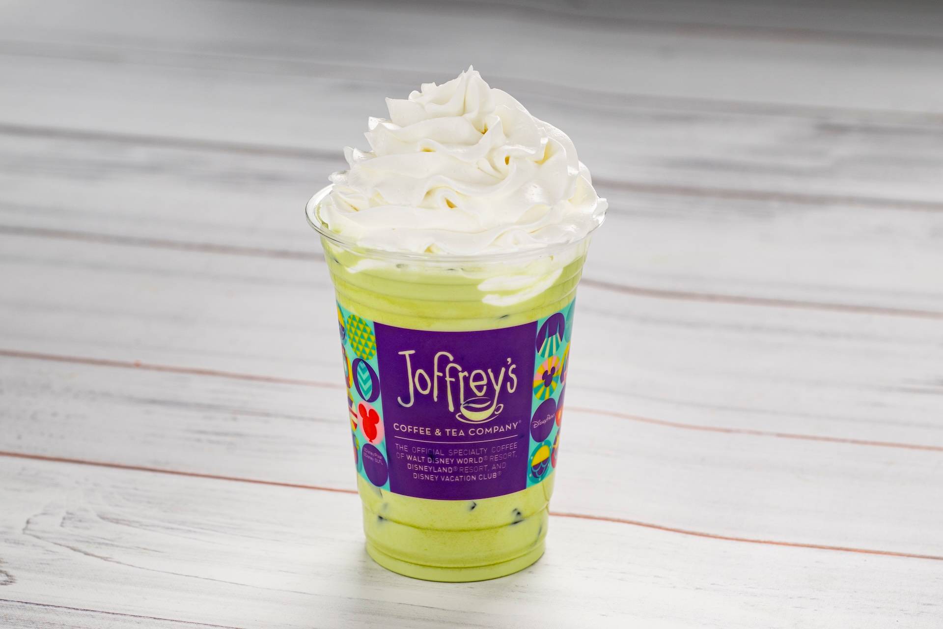 Very Berry Matcha Latte: Milk, strawberry syrup, and matcha topped with whipped cream (Non-alcoholic) (Spirited version available with Baileys Original Irish Cream Liqueur) (New)