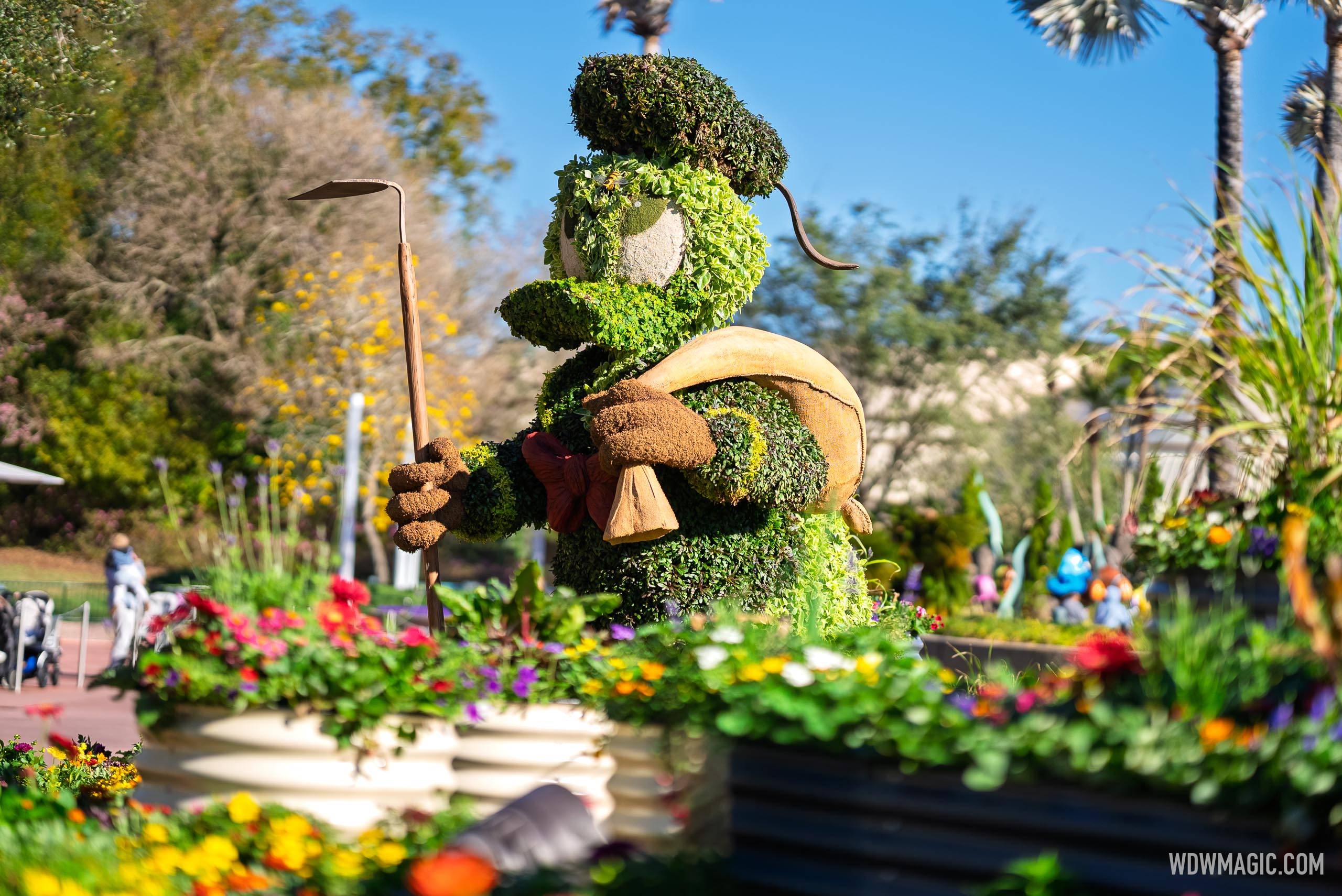 Donald Duck in World Nature near The Land Pavilion