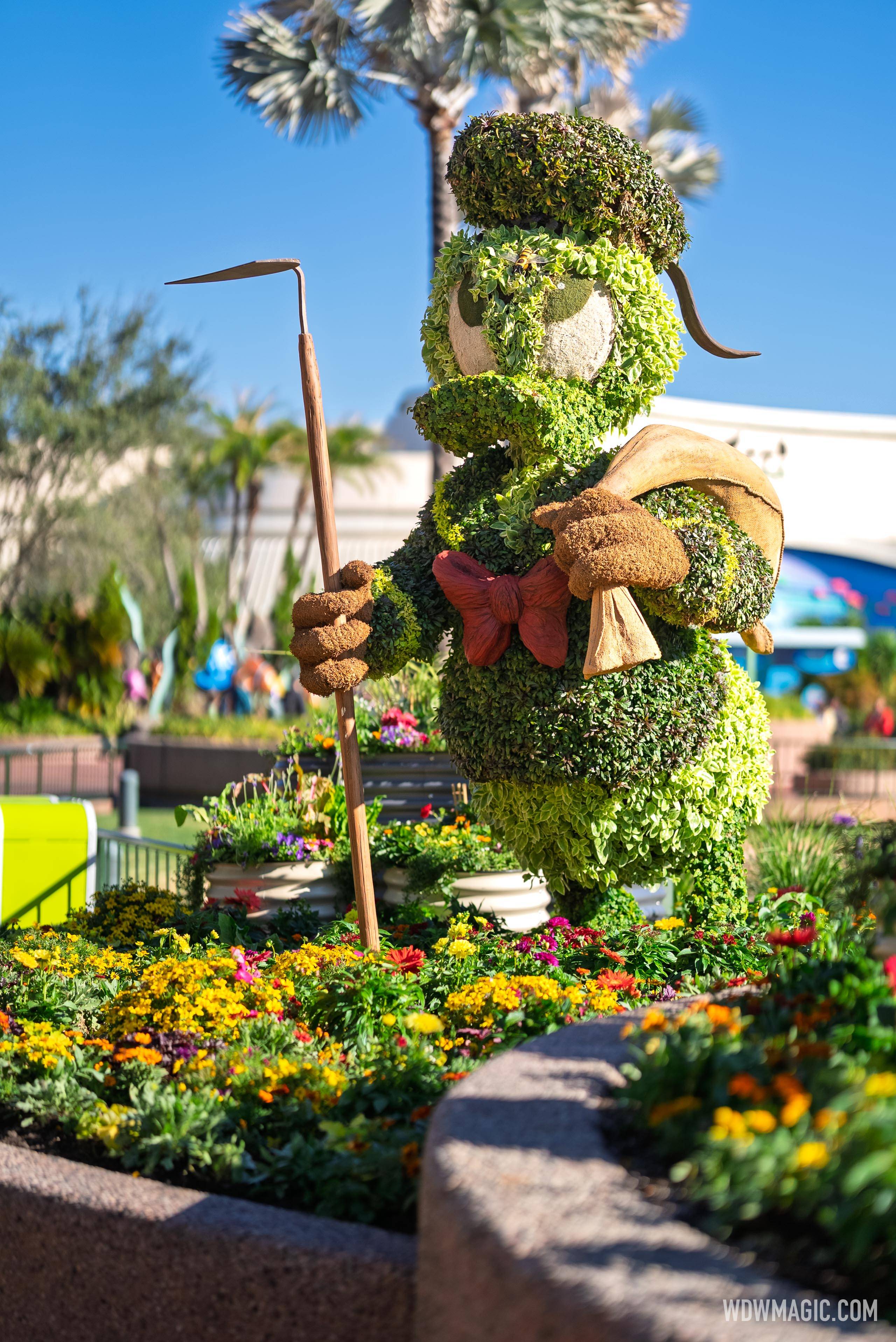 Donald Duck in World Nature near The Land Pavilion