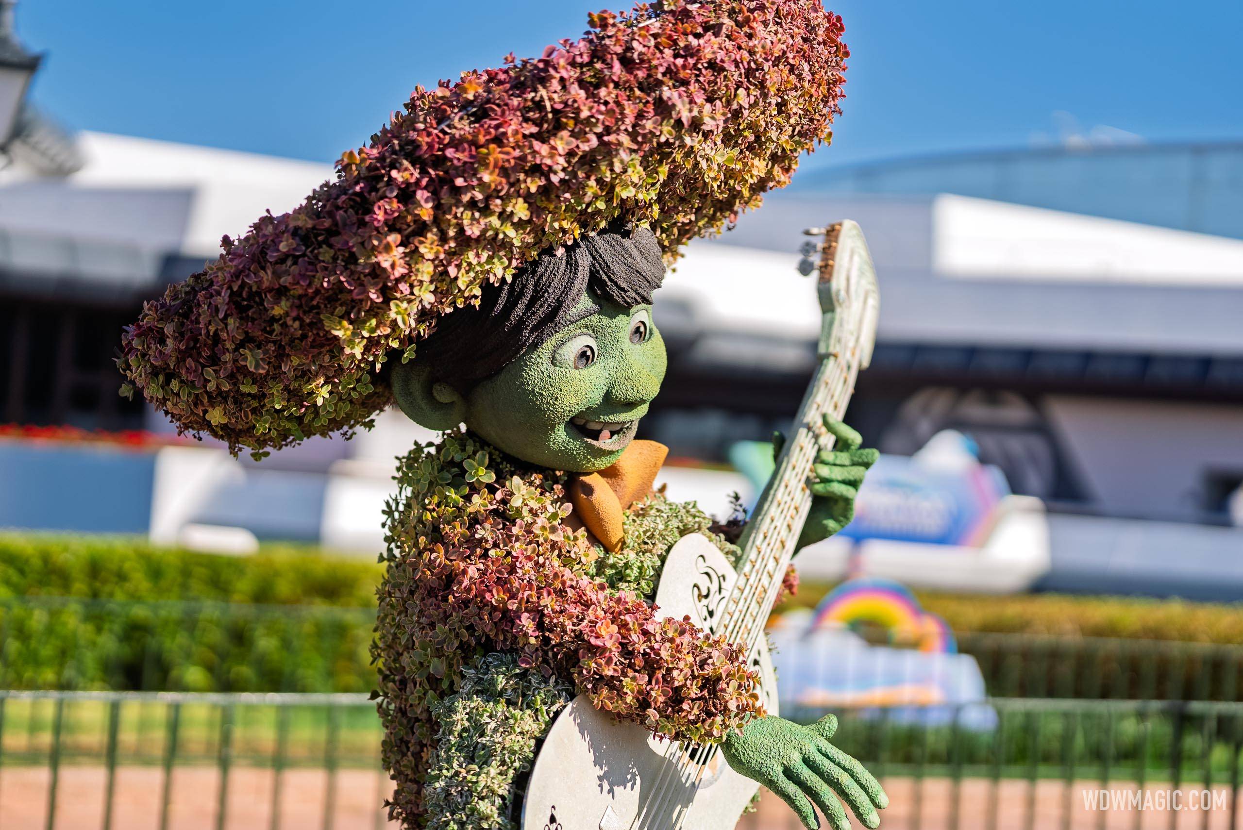 Miguel from Coco in the Mexico Pavilion