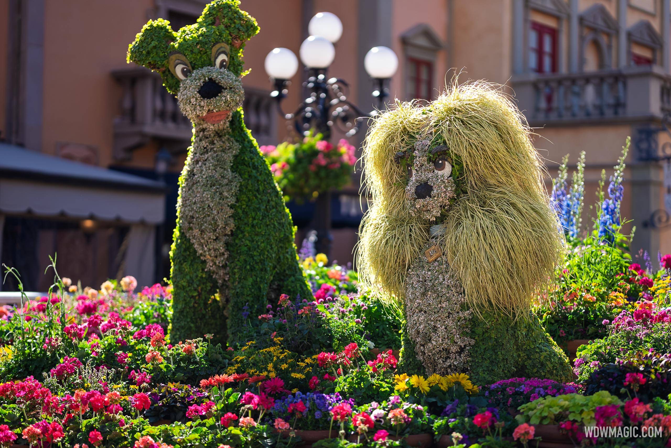 Lady and The Tramp in the Italy Pavilion