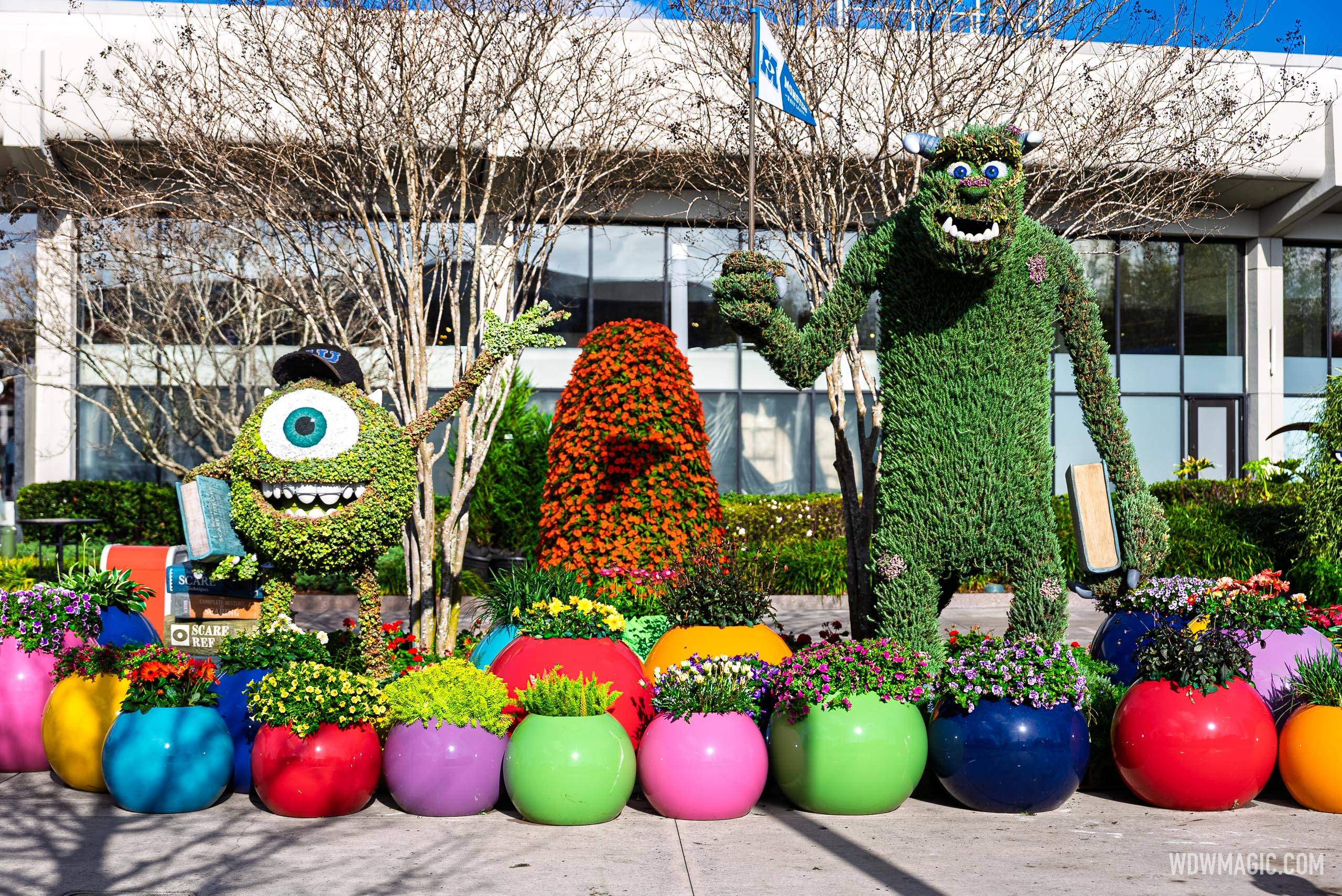 Mike Wazowski & Sulley in World Celebration, near Creations Shop