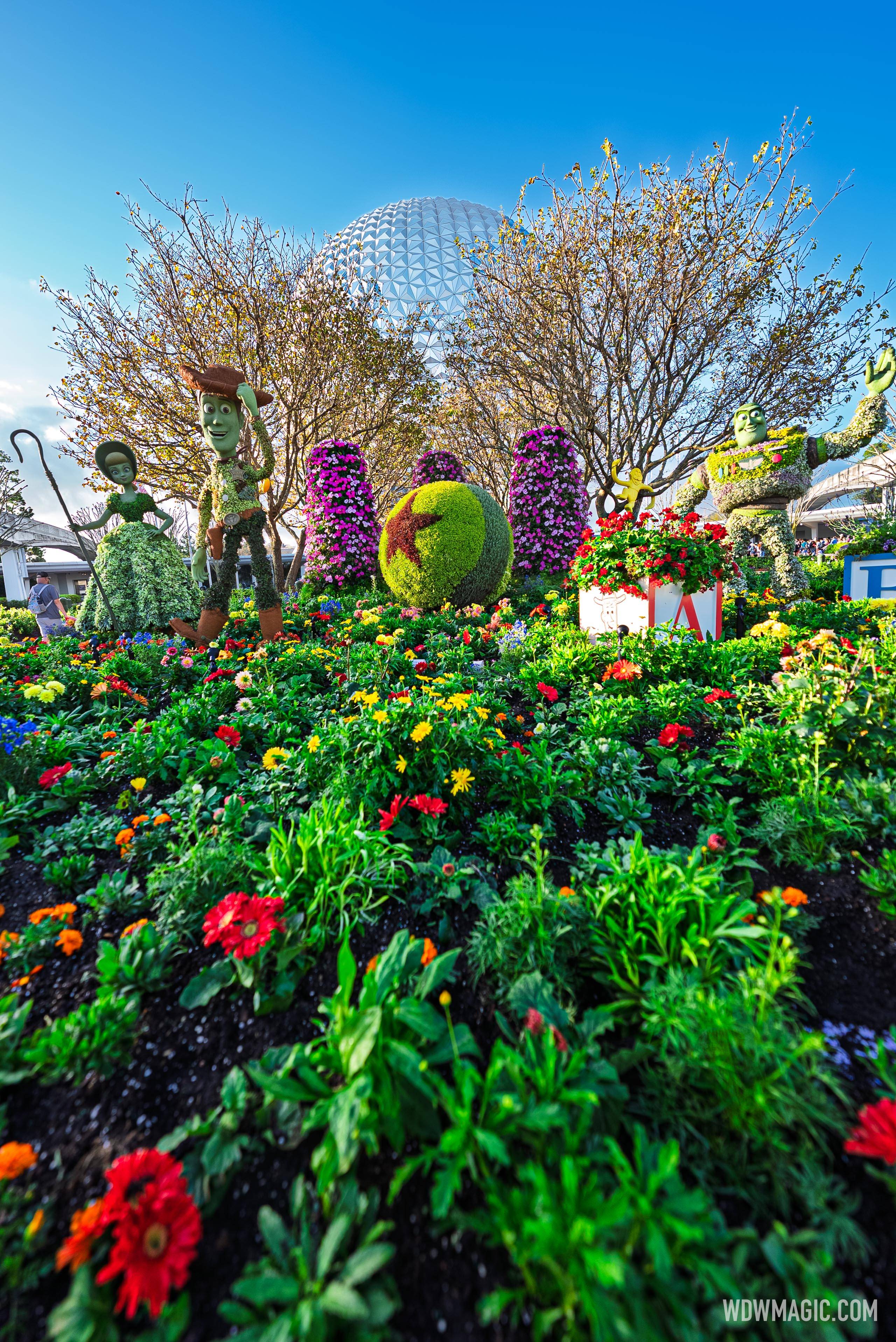2026 EPCOT International Flower and Garden Festival topiaries and gardens