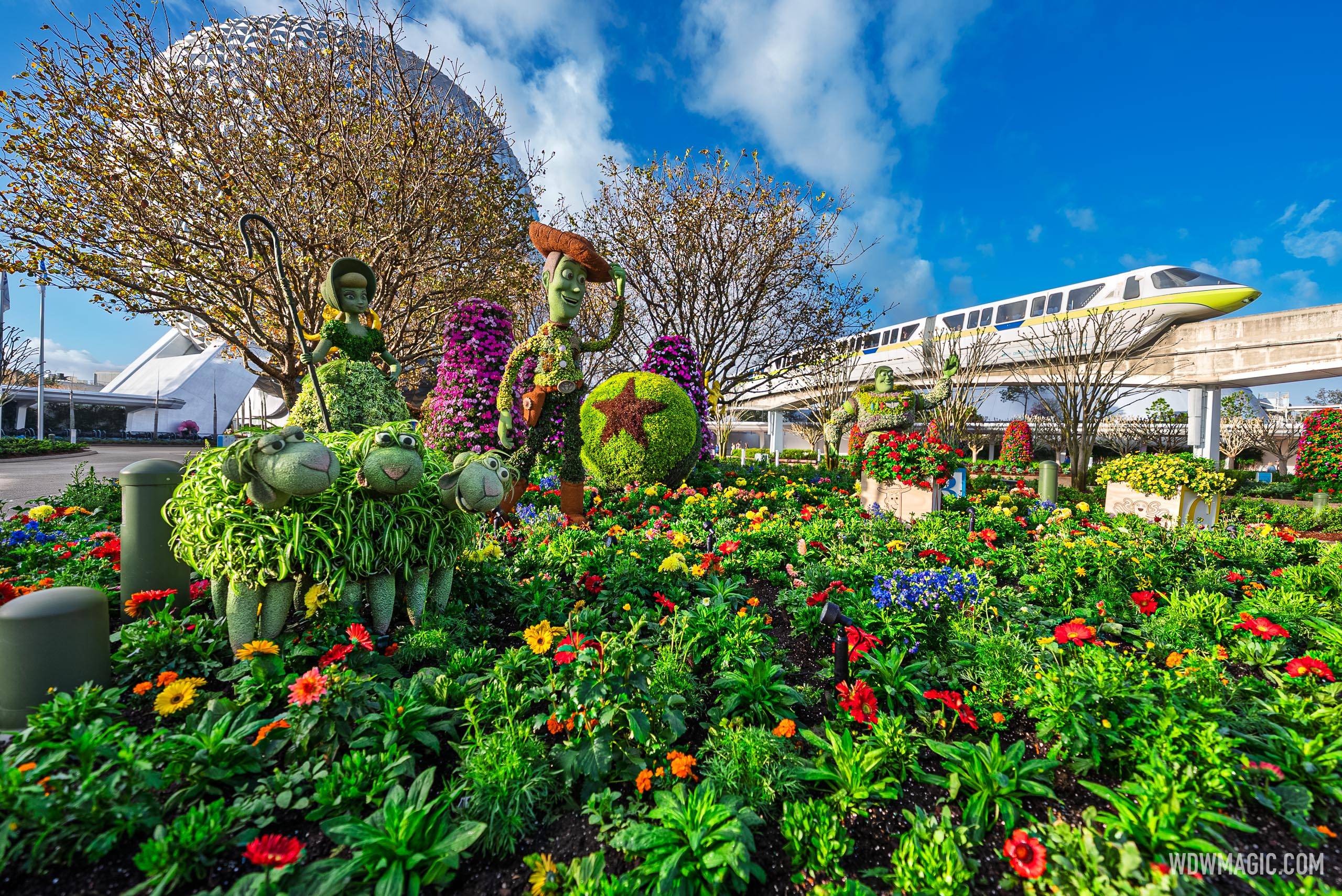 2026 EPCOT International Flower and Garden Festival topiaries and gardens