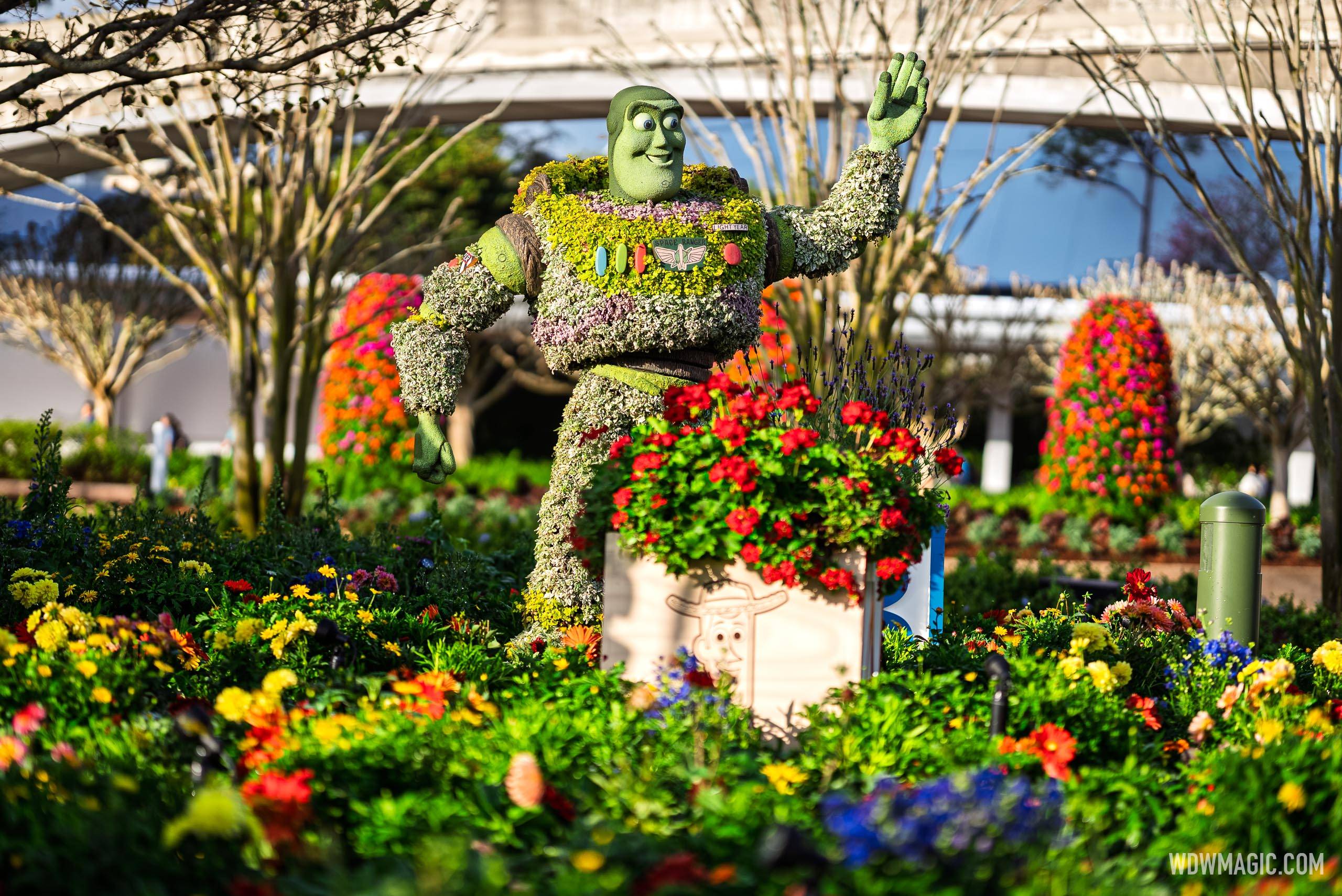 2026 EPCOT International Flower and Garden Festival topiaries and gardens