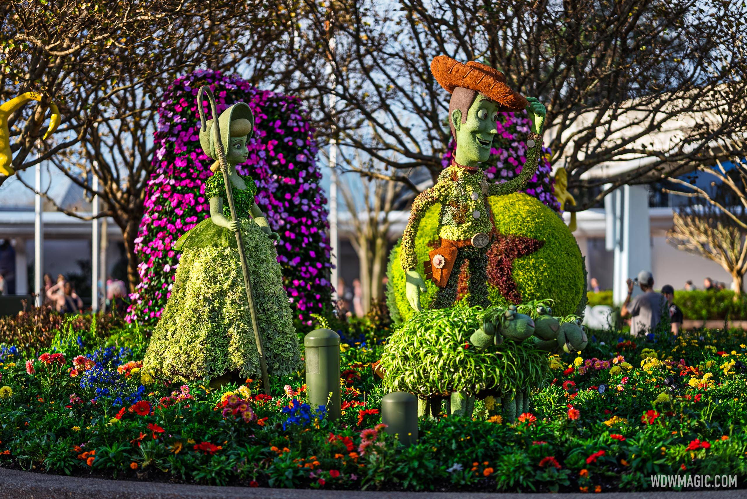 2026 EPCOT International Flower and Garden Festival topiaries and gardens