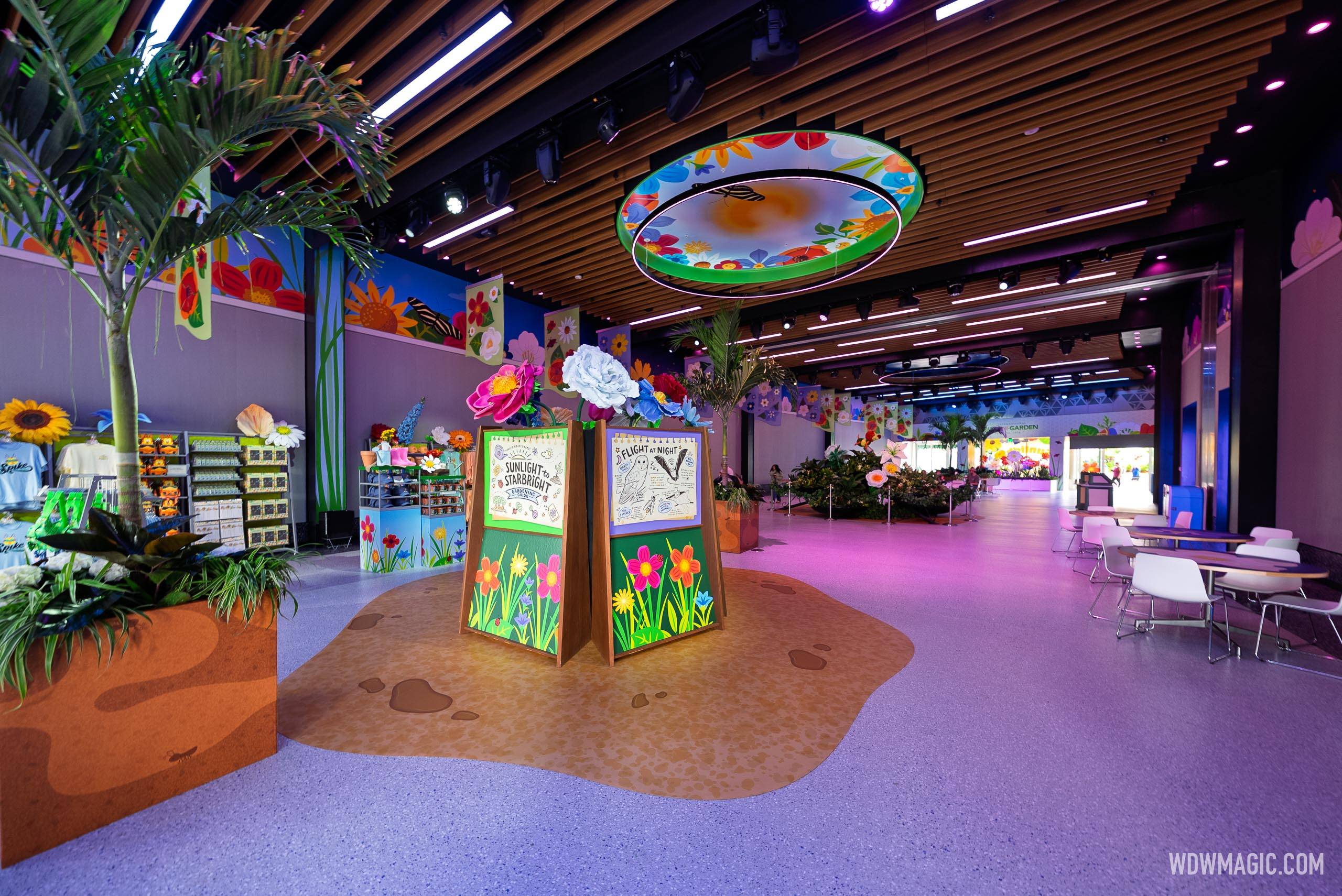 Inside Spike's Garden at CommuniCore Hall During EPCOT Flower and