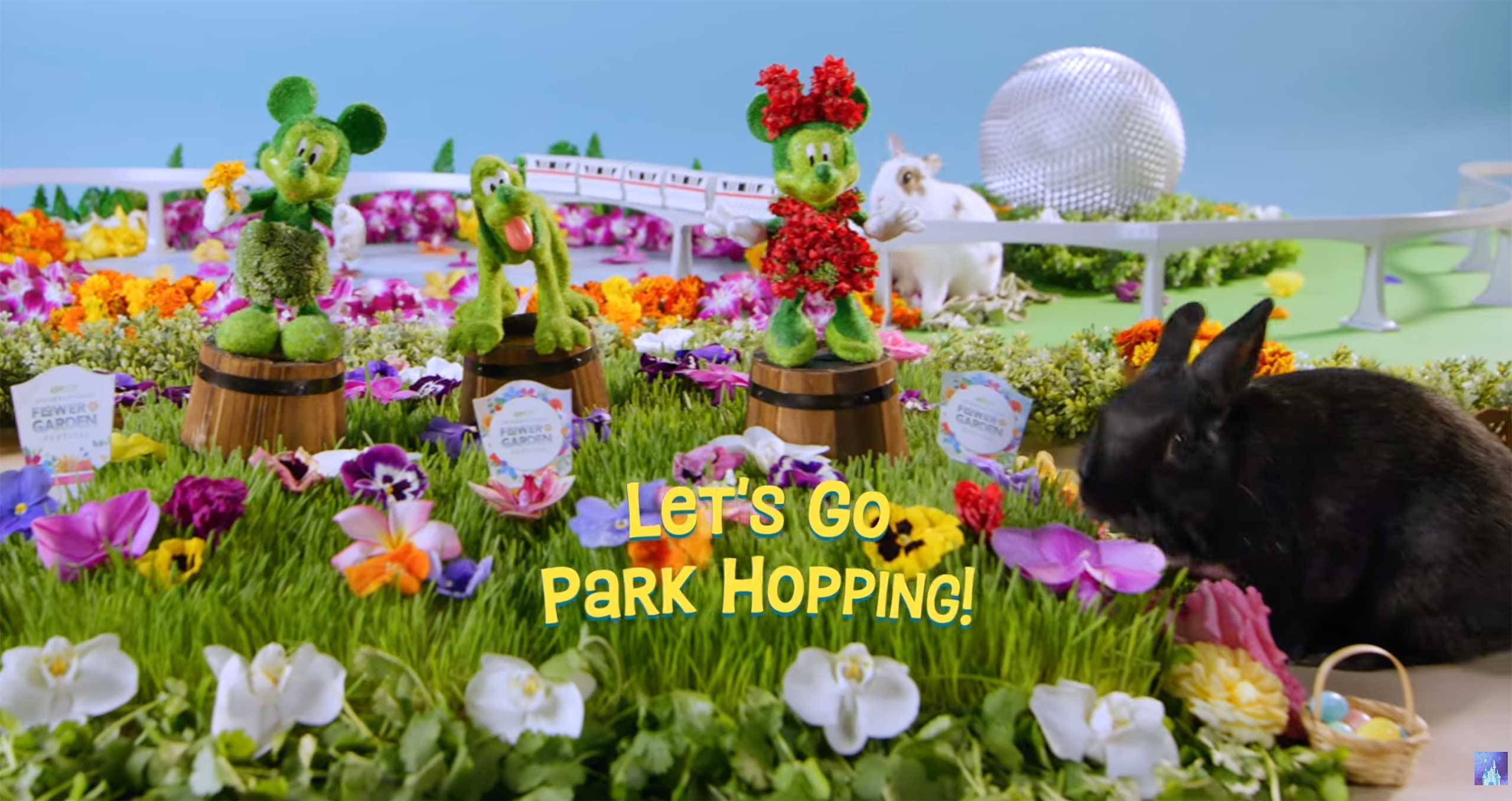 Disney World Easter 2026 Video Features Real Bunnies Riding Miniature Park Attractions