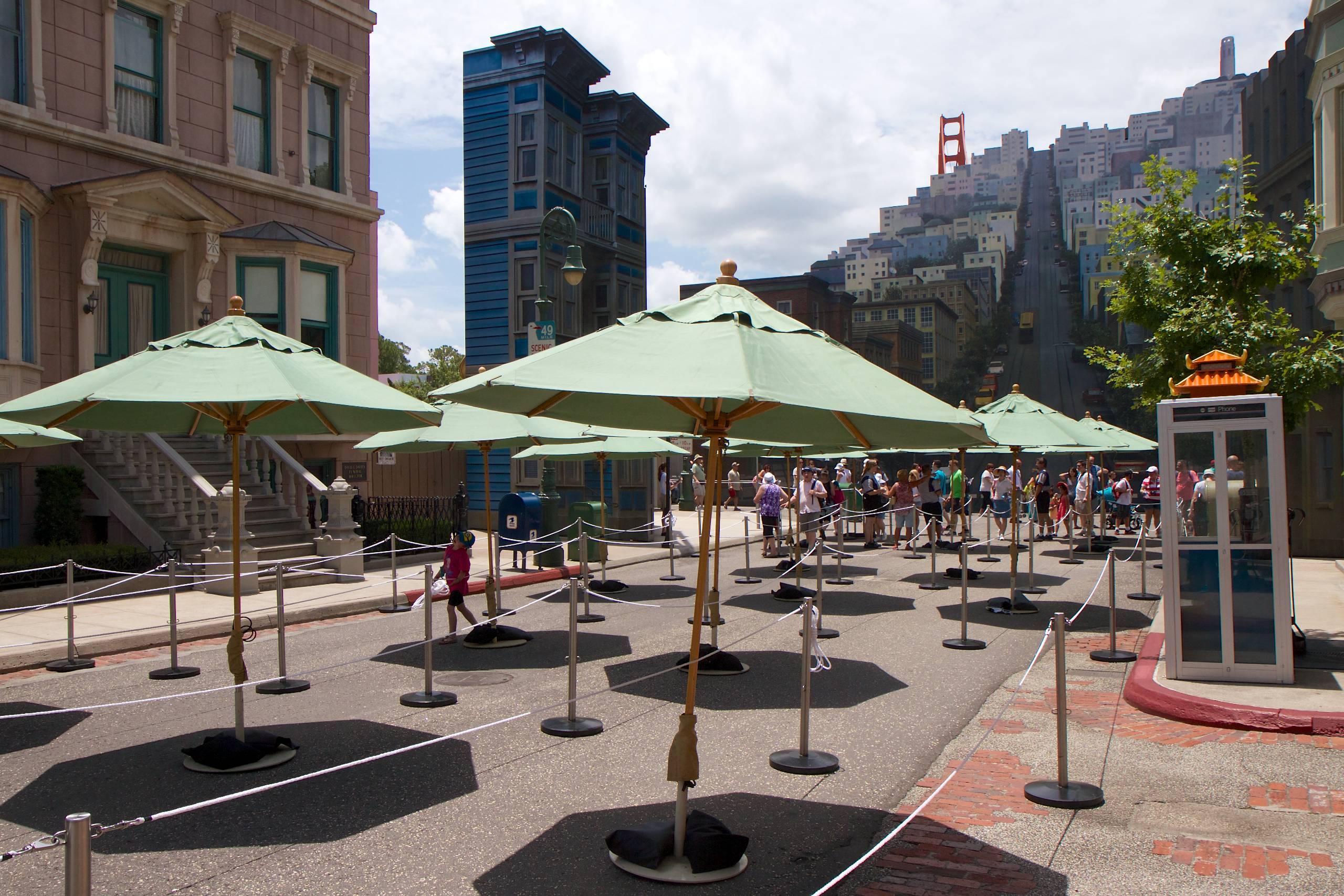 Frozen Summer Fun - For The First Time in Forever: A Frozen Sing-Along Celebration queue area