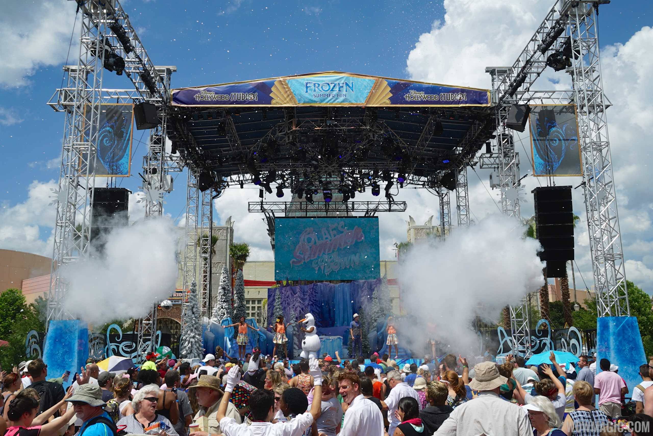 Frozen Summer Fun Premium Package available on weekends during the extended period
