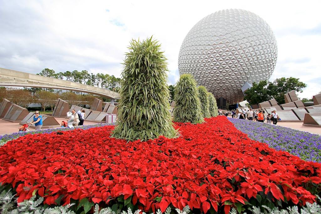 A look at this year's Epcot holiday decorations