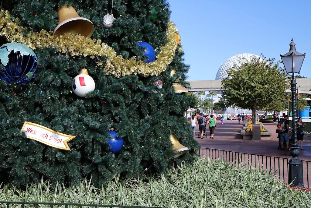 PHOTOS - New improved Epcot Christmas Tree now on display
