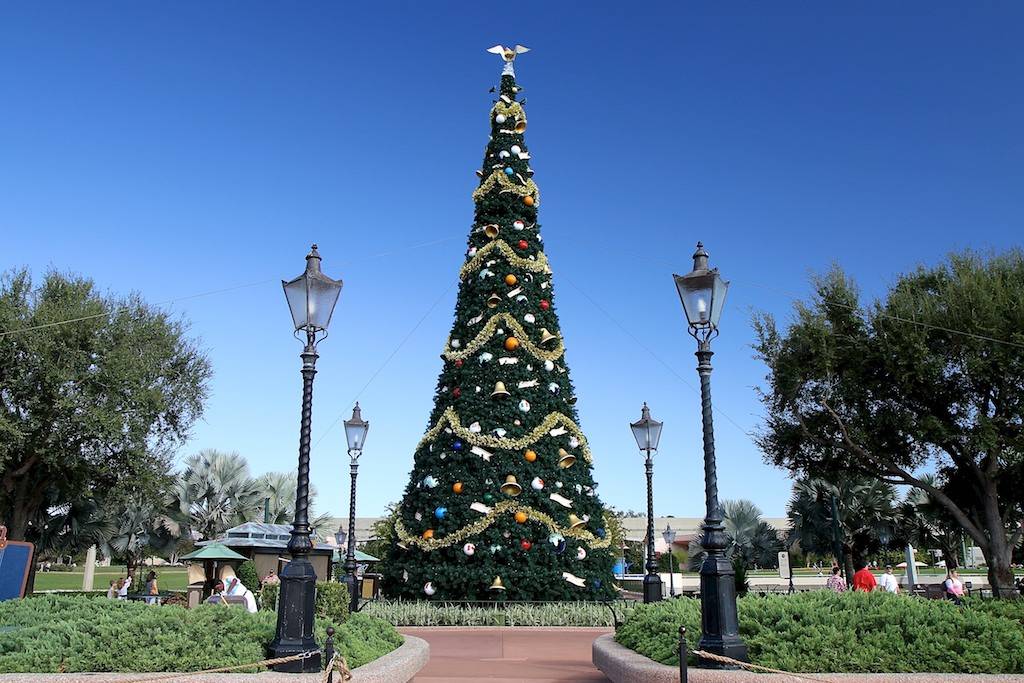 PHOTOS - New improved Epcot Christmas Tree now on display