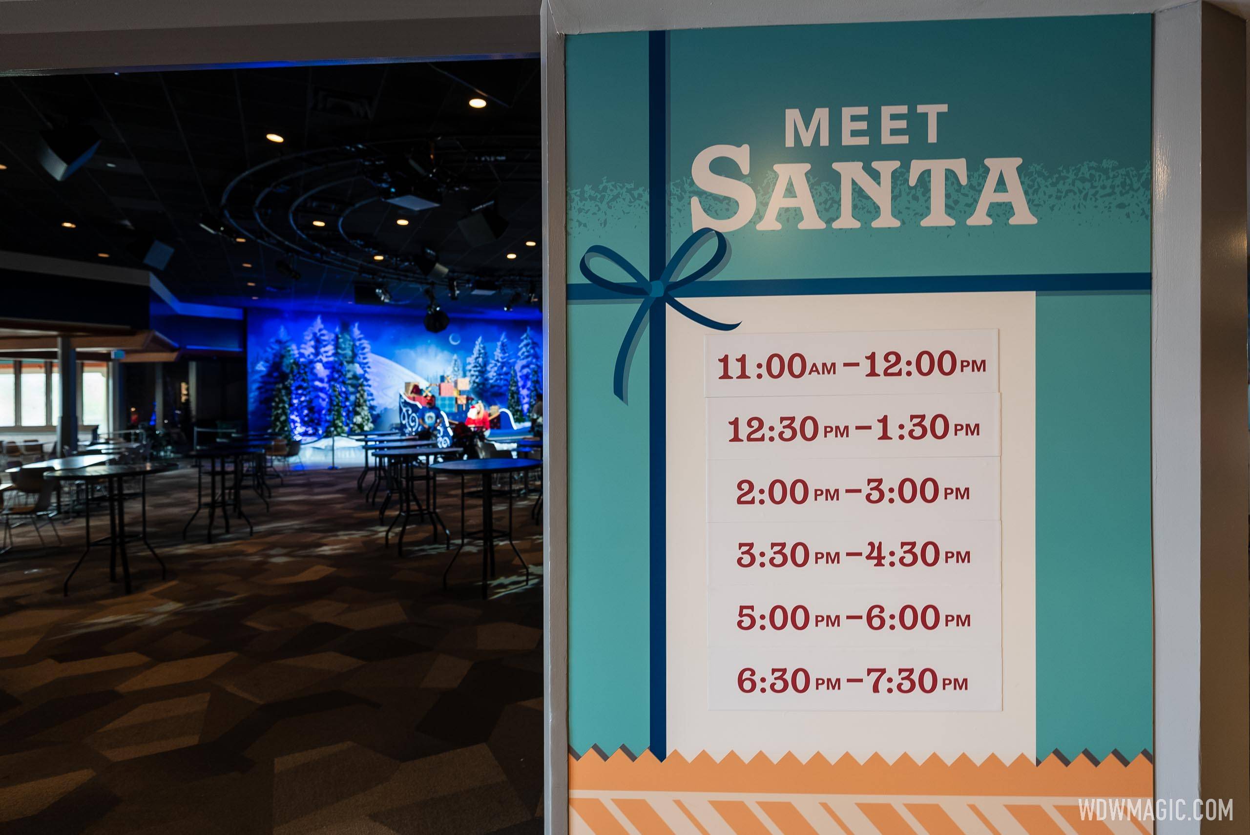 2022 Epcot International Festival of the Holidays - Santa Clause meet and greet
