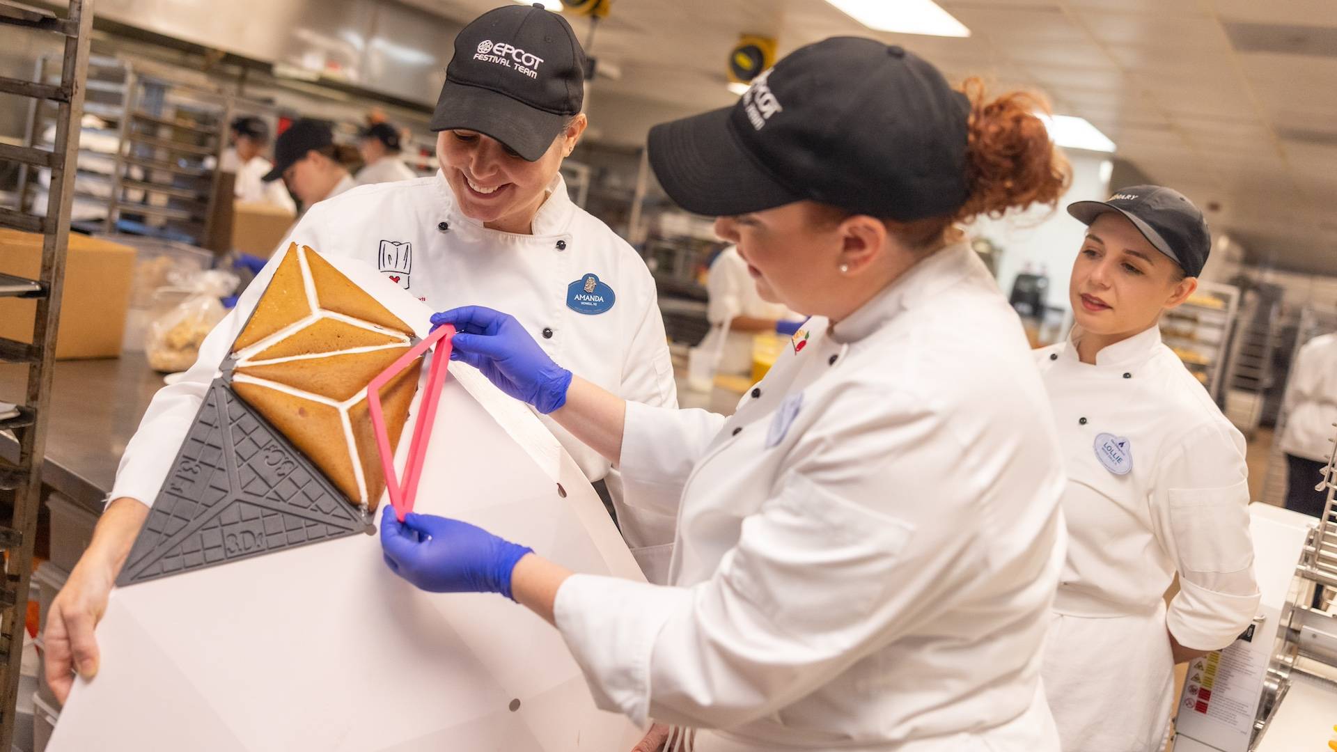 2024 EPCOT Festival of the Holidays Spaceship Earth Gingerbread House preview