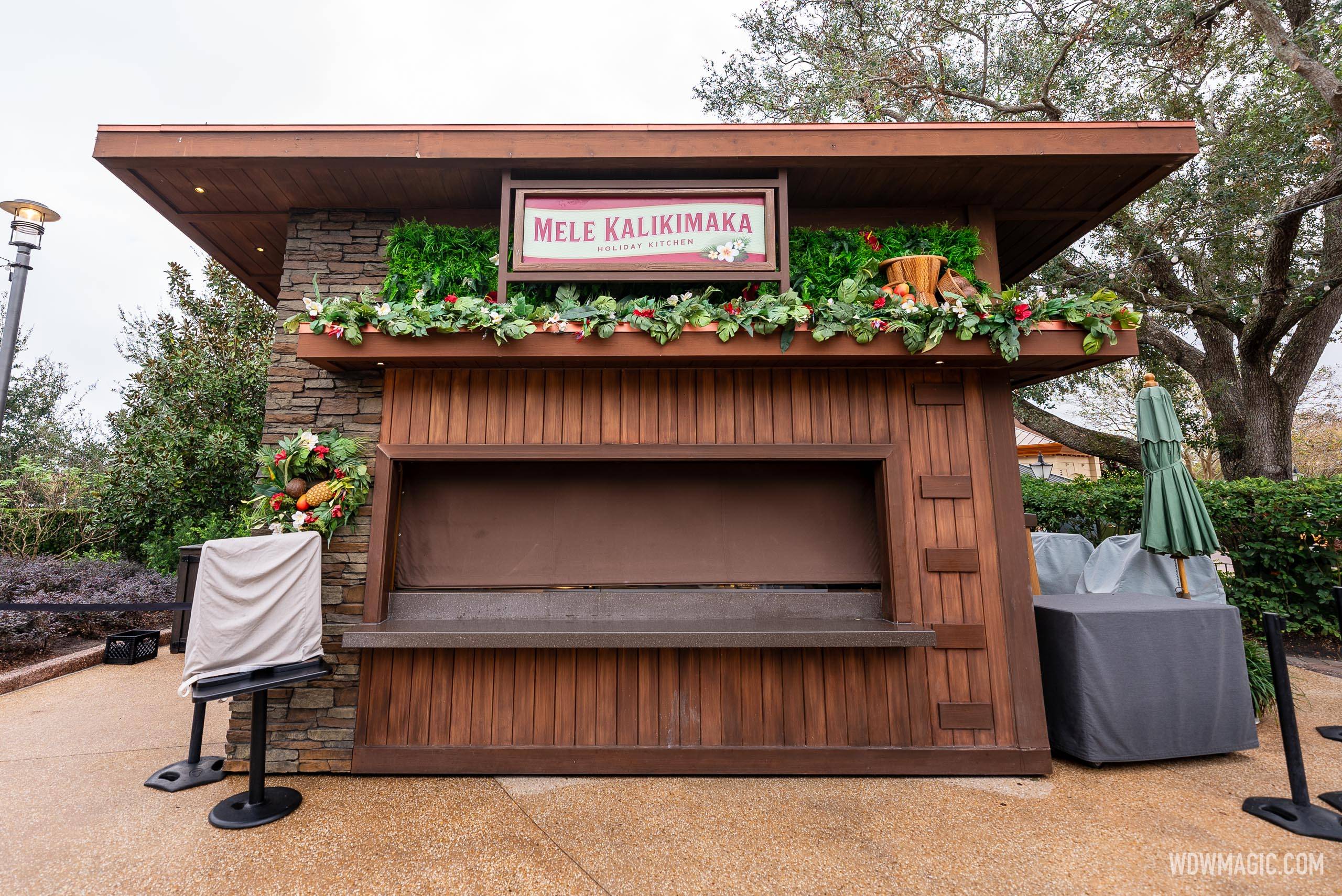 2024 EPCOT International Festival of the Holidays Holiday Kitchens Kiosks and Prices