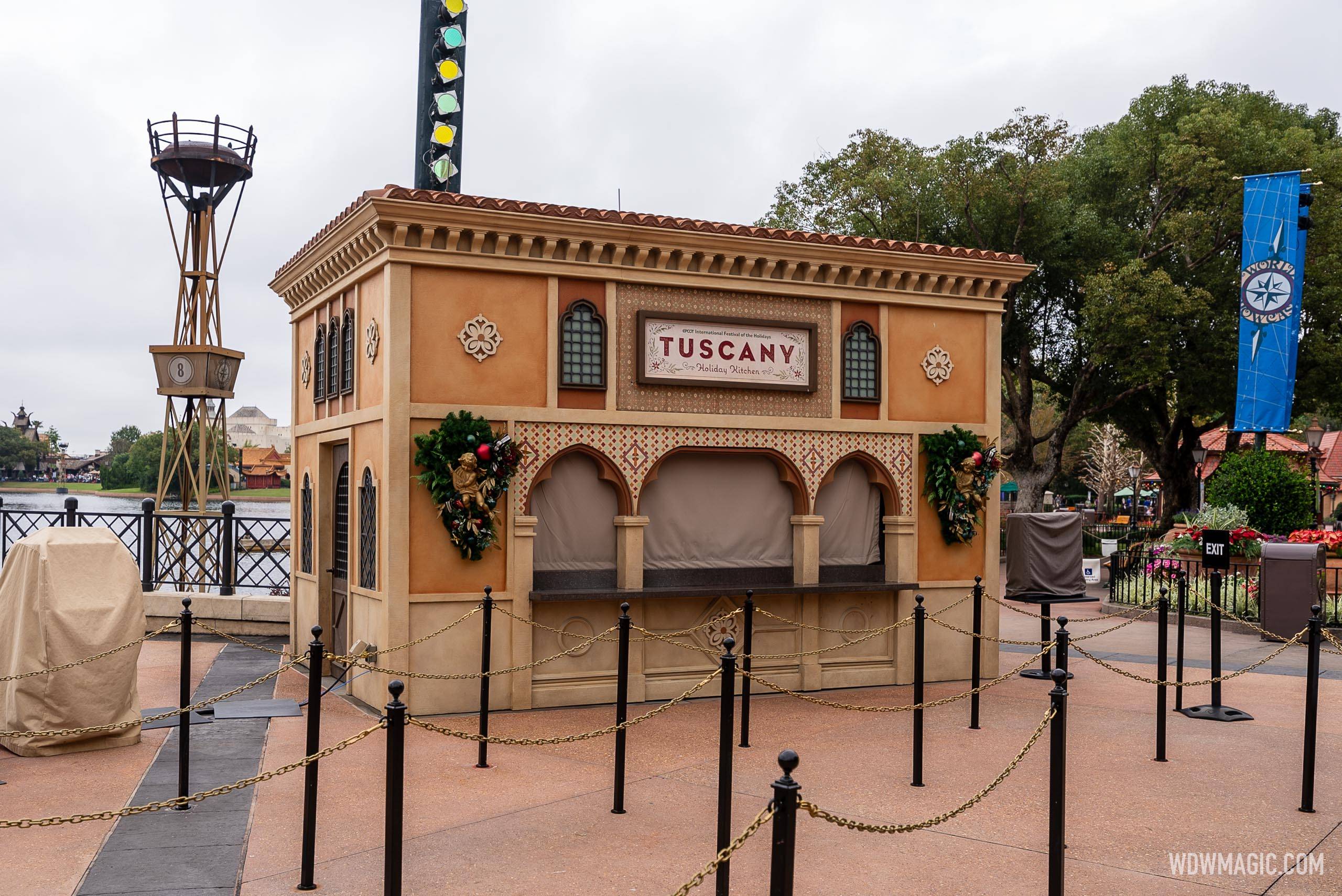 2024 EPCOT International Festival of the Holidays Holiday Kitchens Kiosks and Prices