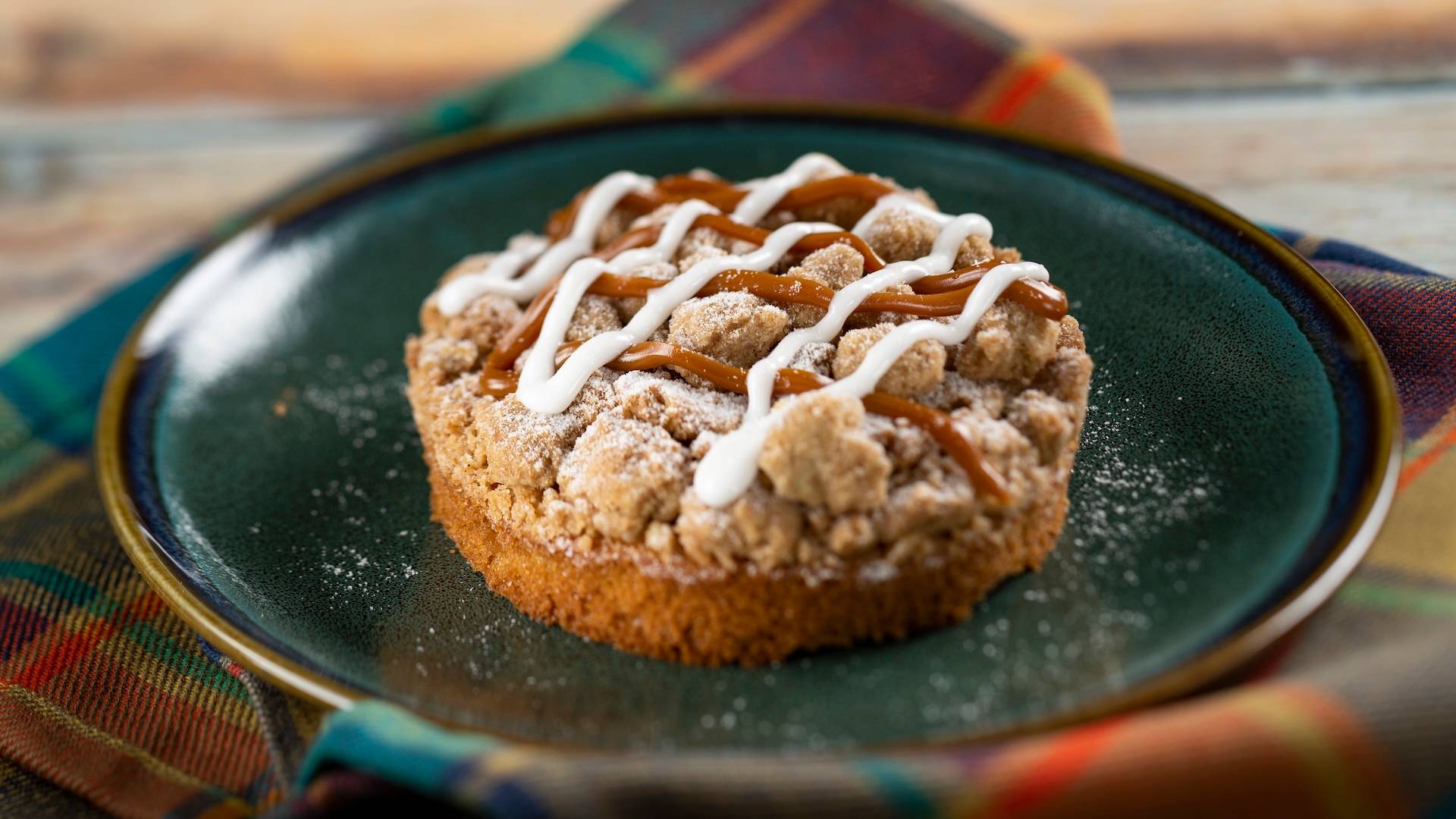 Apple-Caramel Crumb Cake
