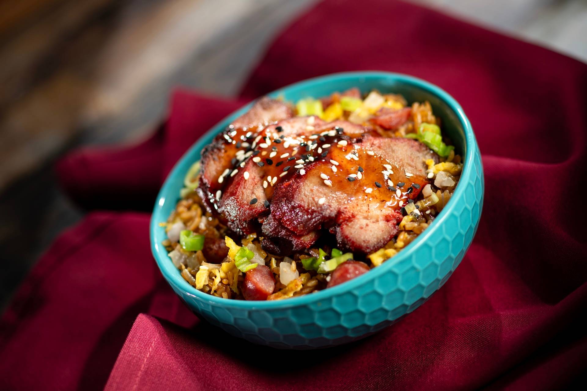 BBQ Char Siu Pork Fried Rice