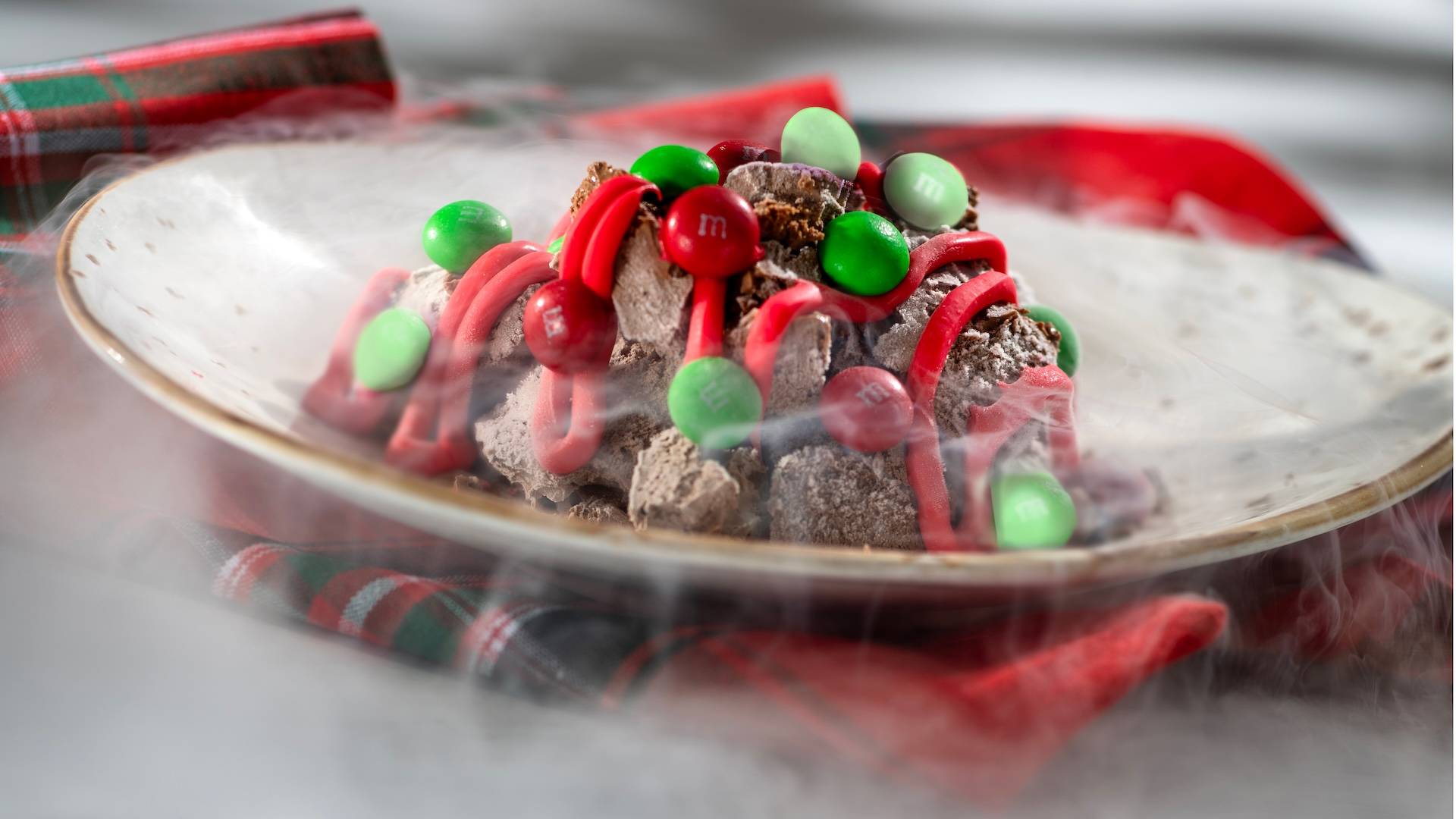 Liquid Nitrogen Chocolate-Peppermint Mousse