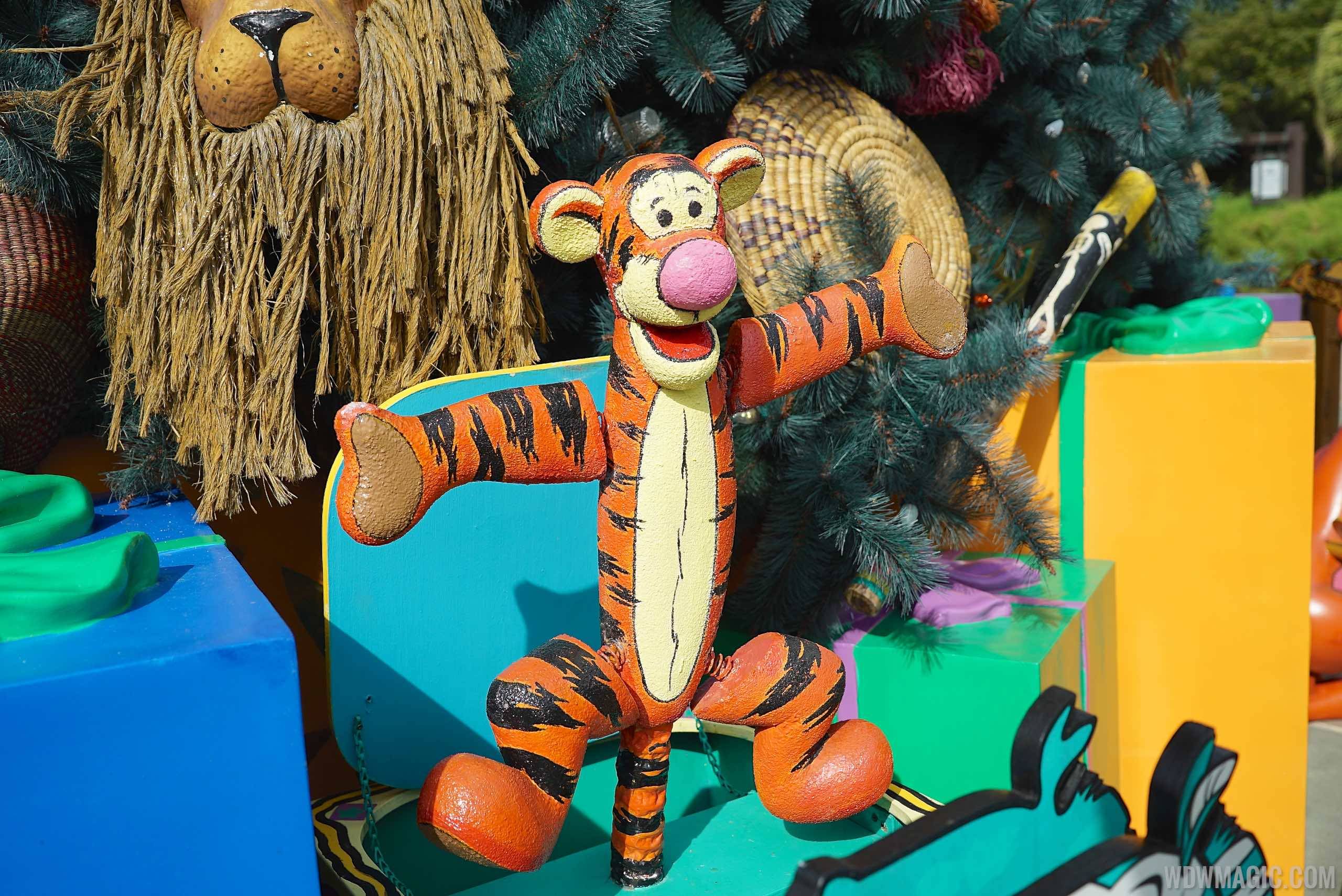 Disney's Animal Kingdom holiday decorations 2014