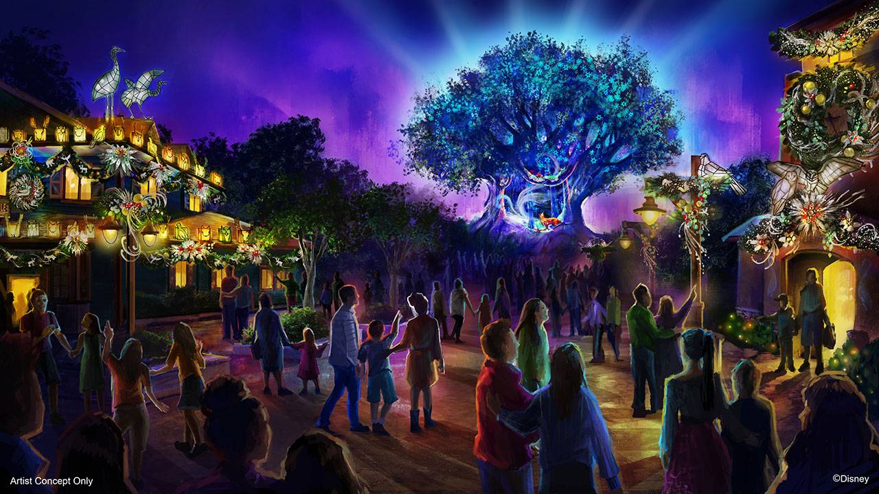 VIDEO - Creating the new holiday decor for Disney's Animal Kingdom