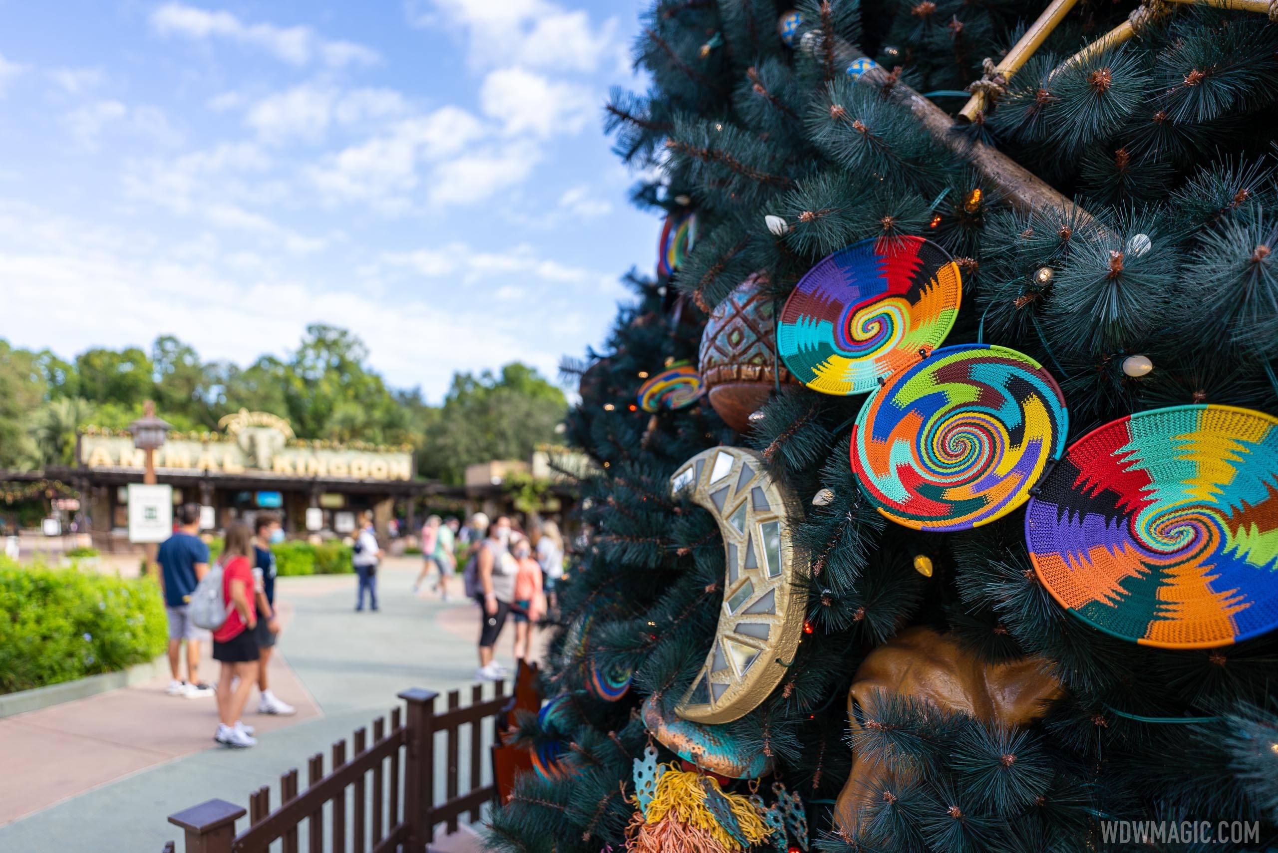 Disney's Animal Kingdom Christmas Holiday decor 2020