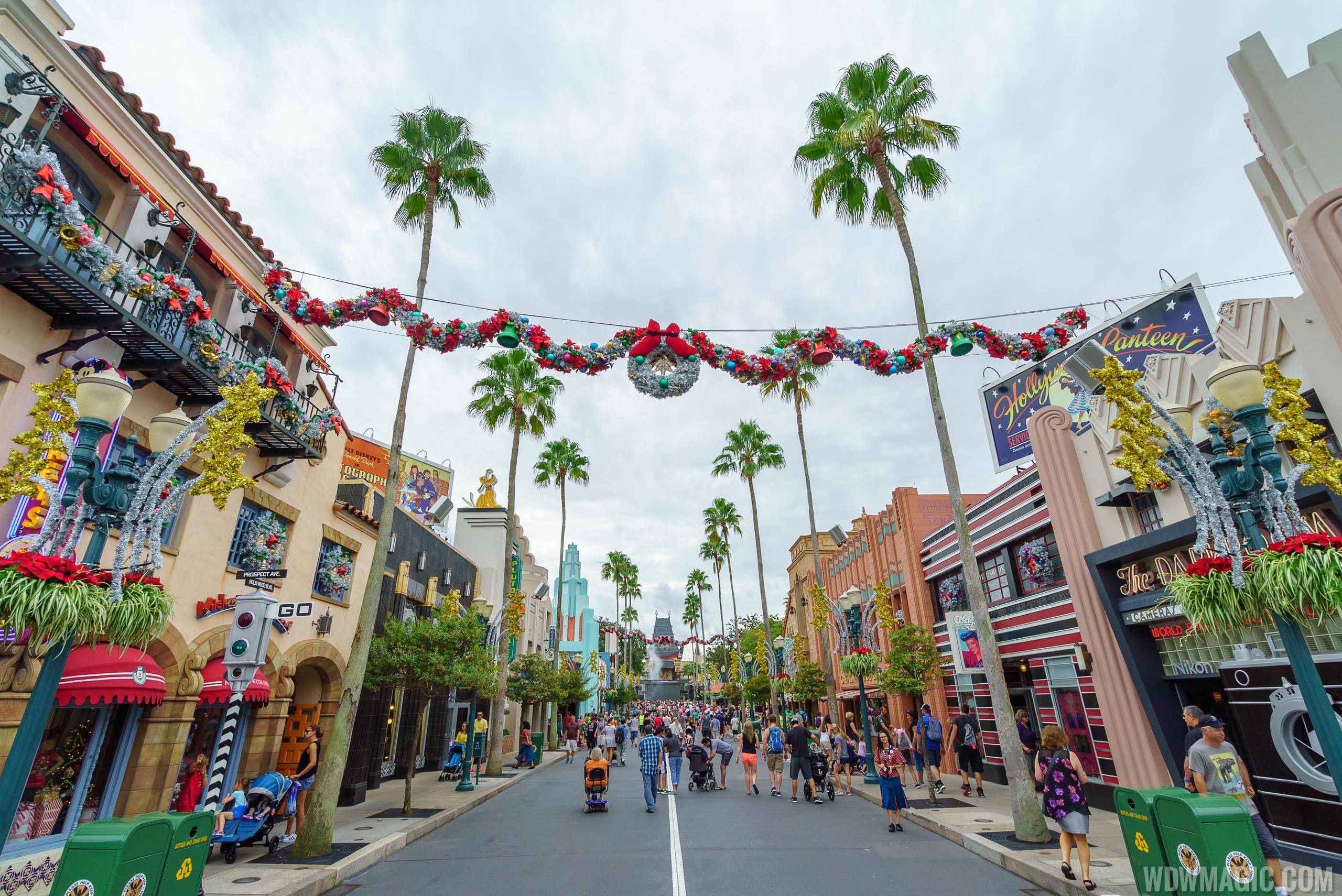PHOTOS - Holiday decorations go up at Disney's Hollywood Studios