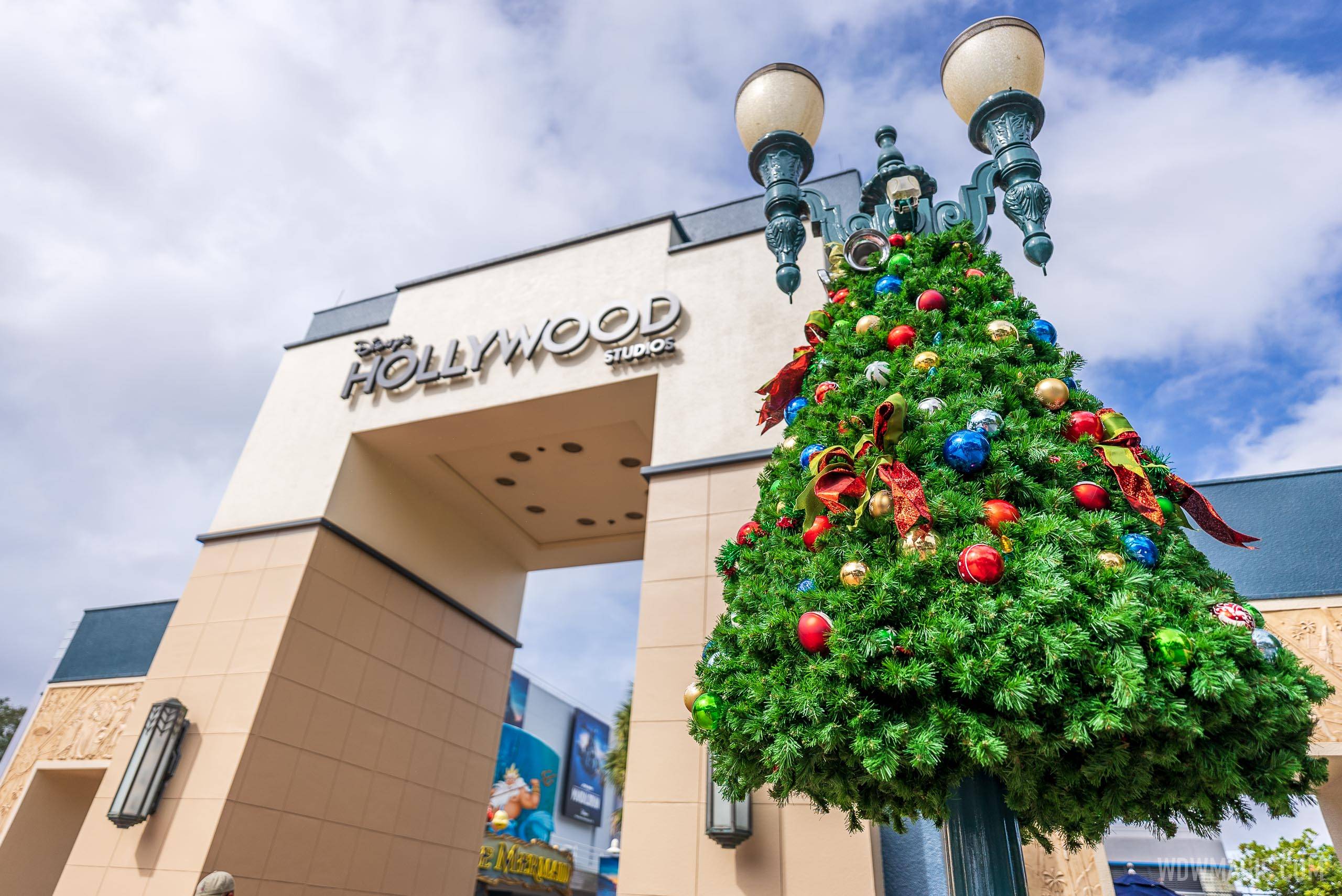 Disney's Hollywood Studios continues its 9am to 9pm operating day during the Christmas holiday period