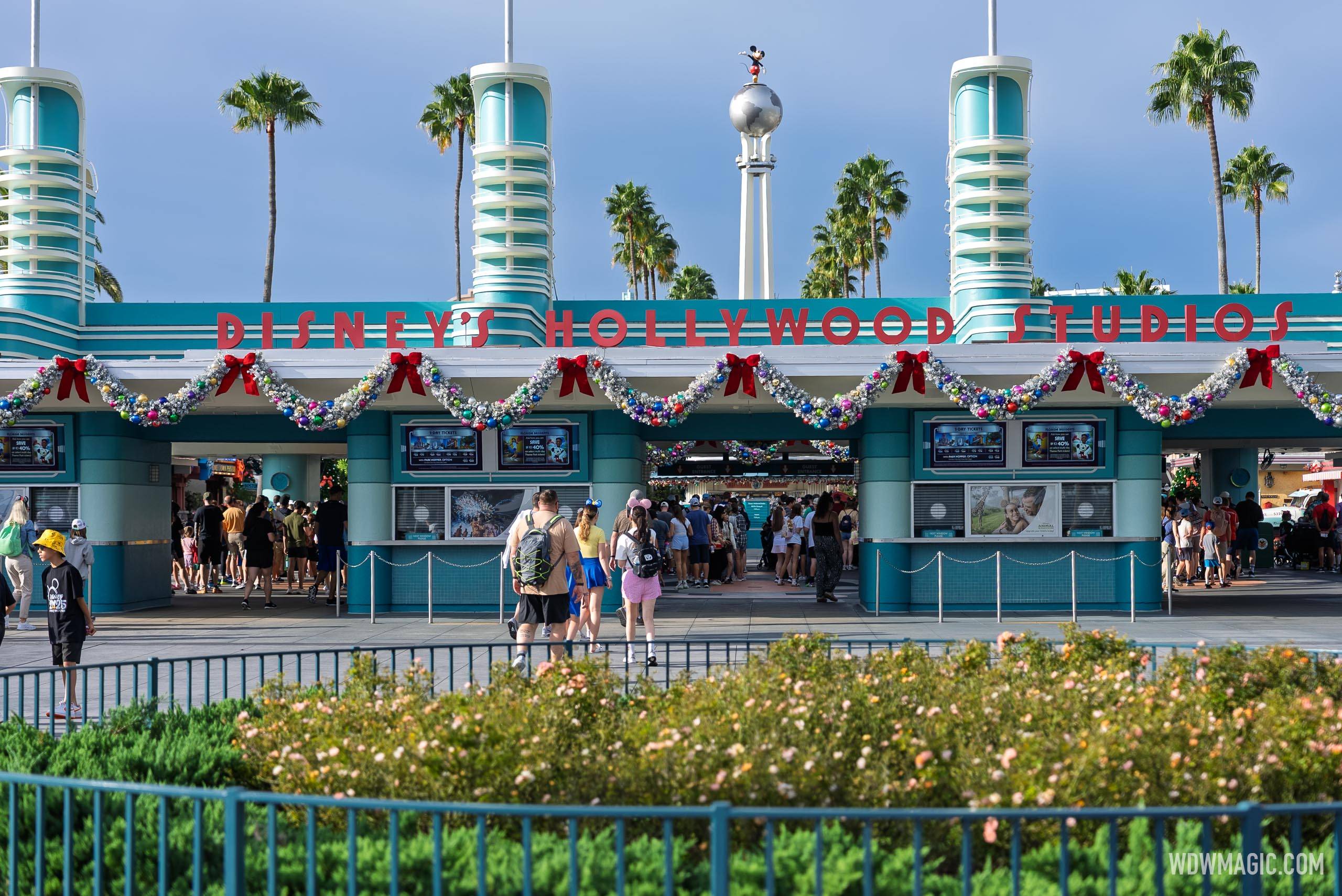 2025 Disney's Hollywood Studios Ho;iday Decor