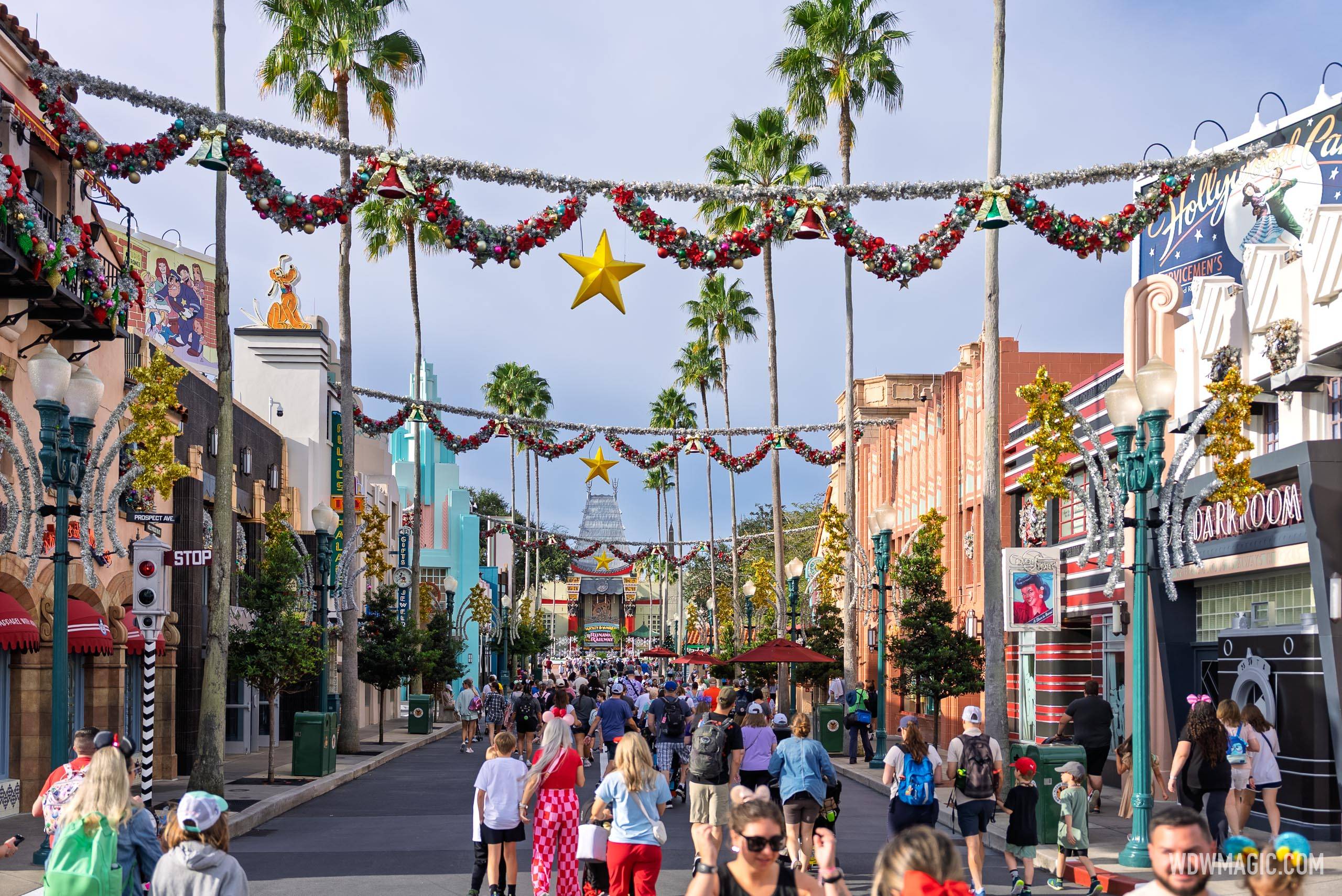 2025 Disney's Hollywood Studios Ho;iday Decor