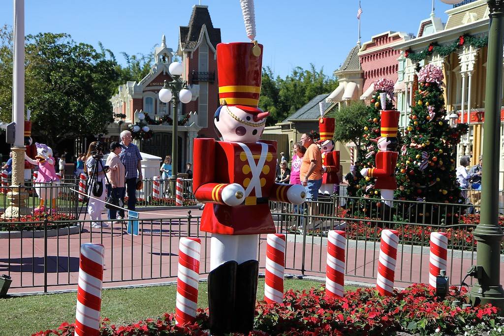 Holidays decorations at the Magic Kingdom 2011