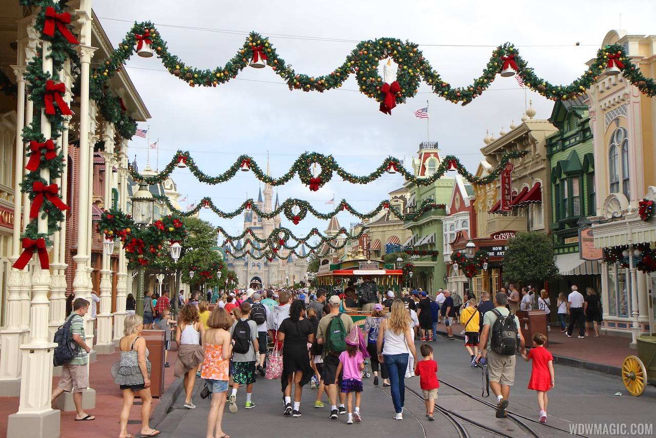 Main Street U.S.A. decked out for the the holidays