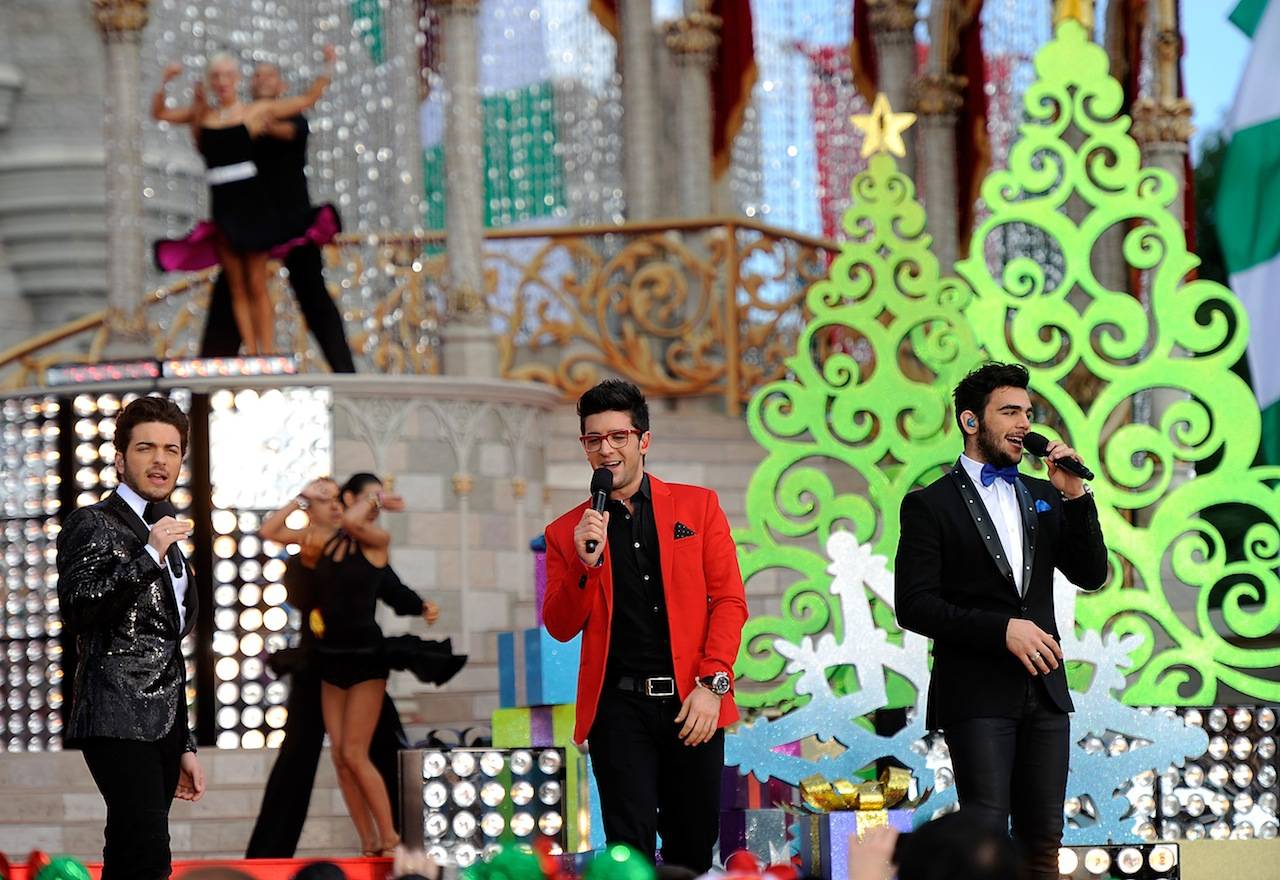 IL VOLO performs at the Disney Parks Christmas Day Parade TV Special 2013 taping
