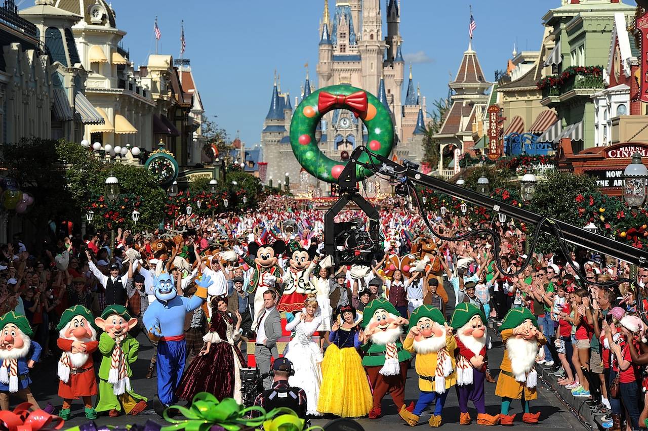 Disney Parks Christmas Day Parade taping