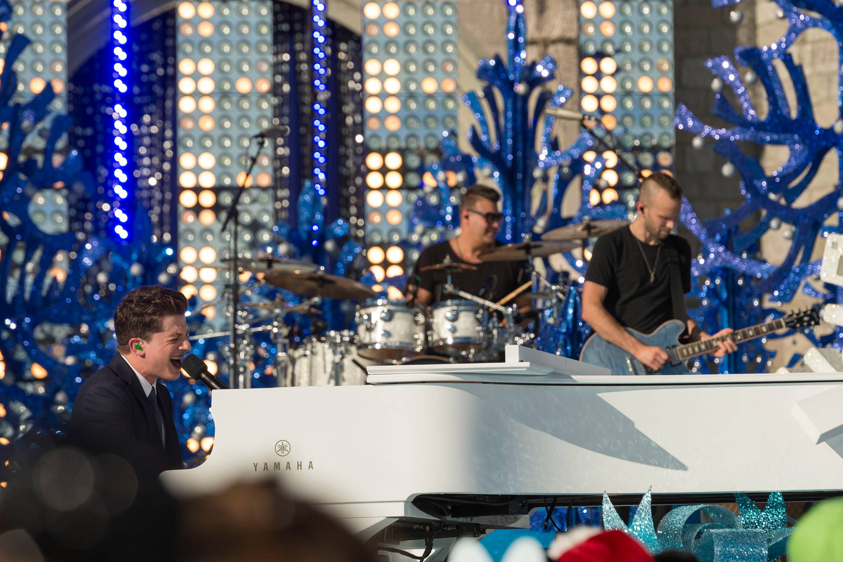 Disney Parks Unforgettable Christmas Celebration performance - Charlie Puth